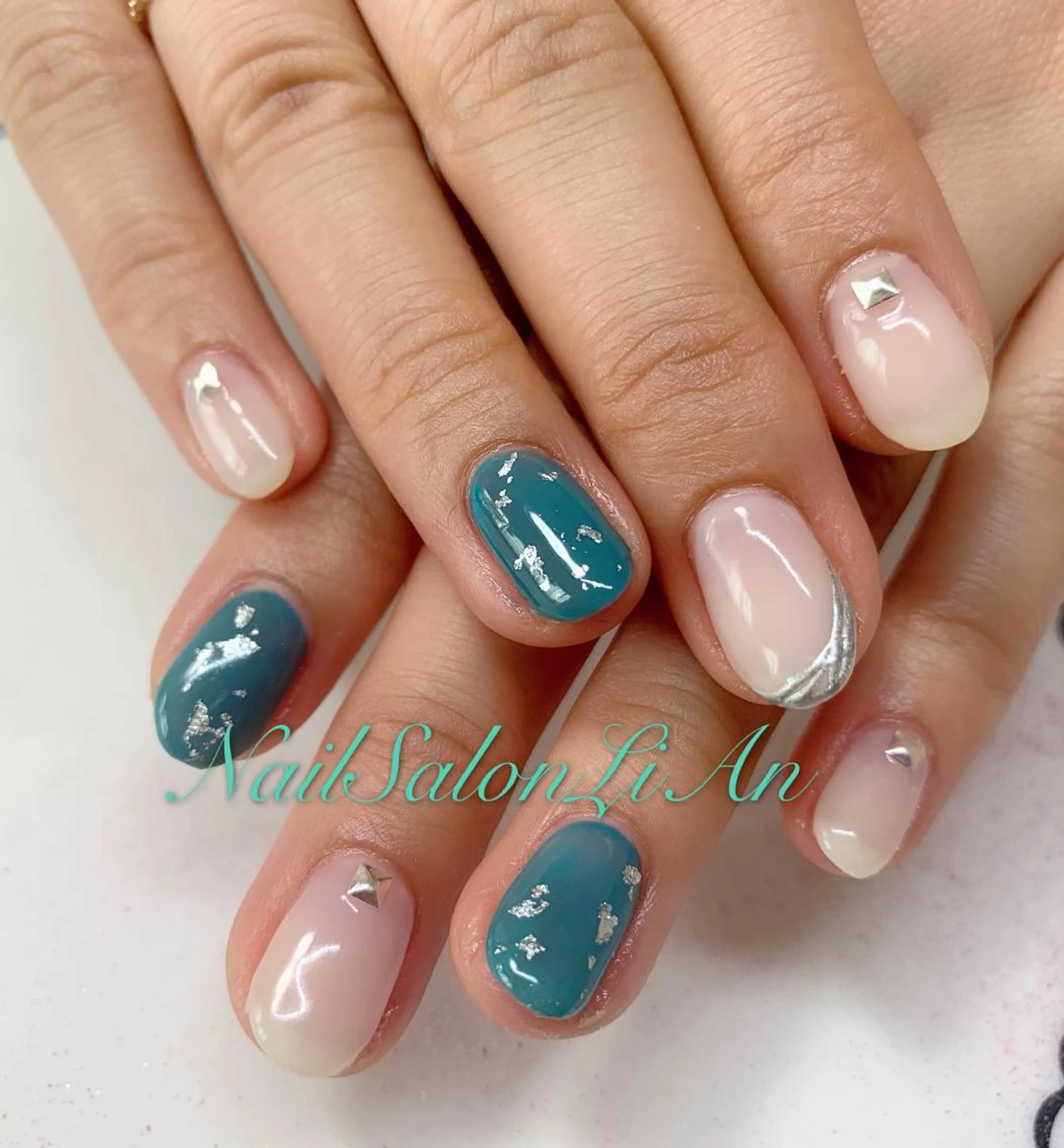 ネイル 持ち込み ハンドネイル NailSalon LiAnのネイルデザイン