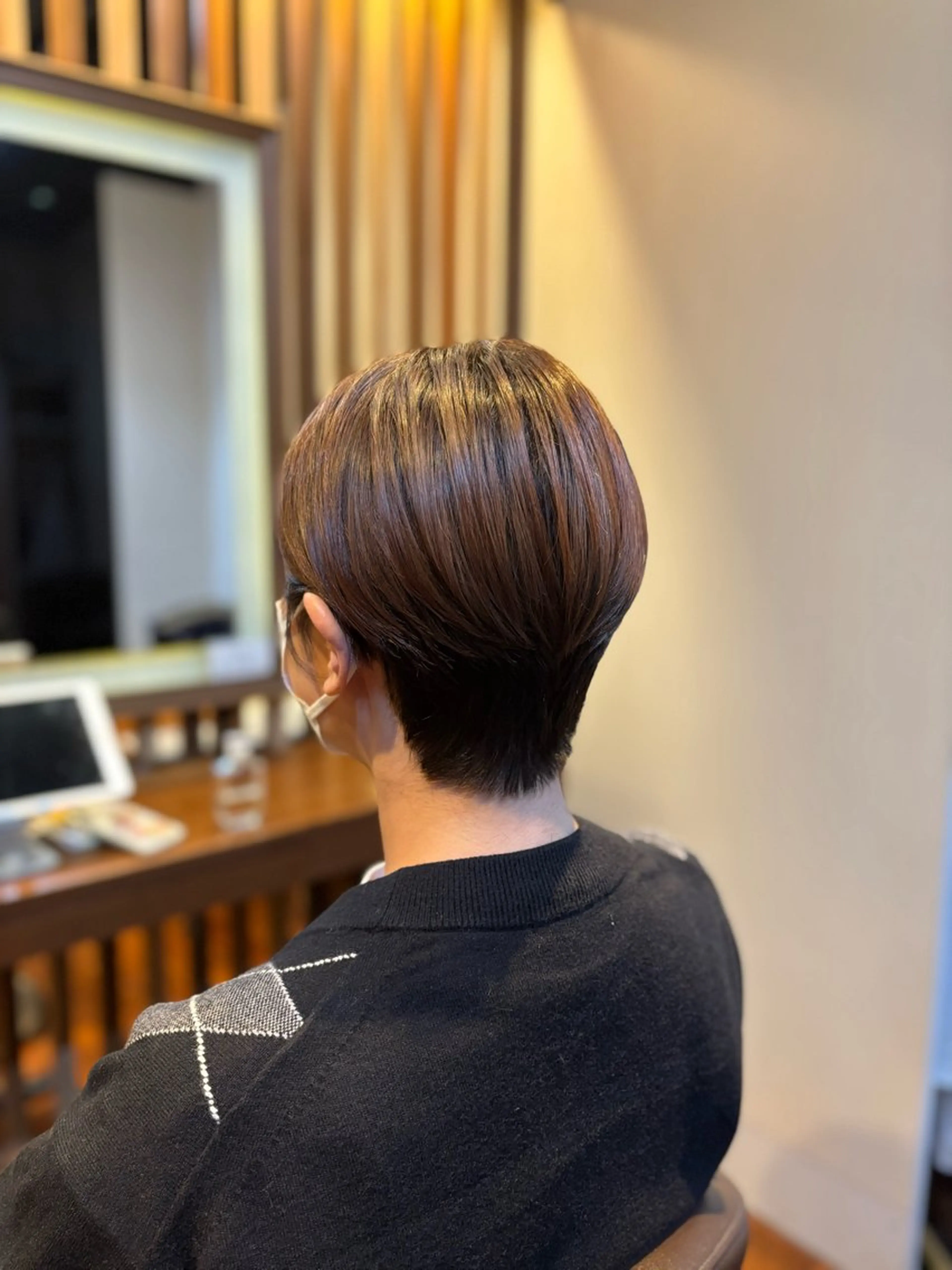 ショート カット ヘアカラー 👑メンズパーマ/髪 質改善/鎌倉🐮のヘアスタイル