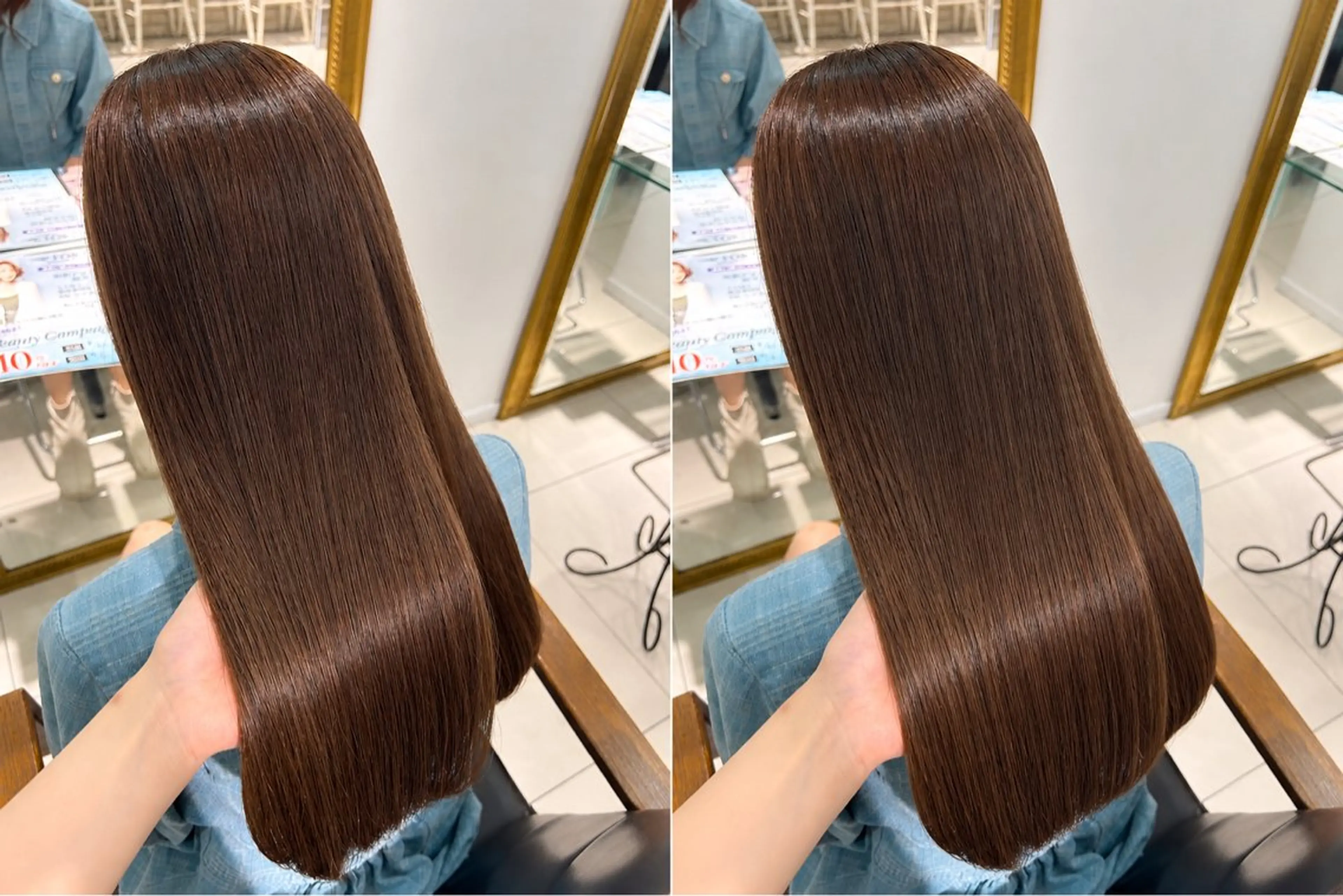 ロング カット ヘアカラー Rinka🌷🩶 グレージュカラー🫧のヘアスタイル