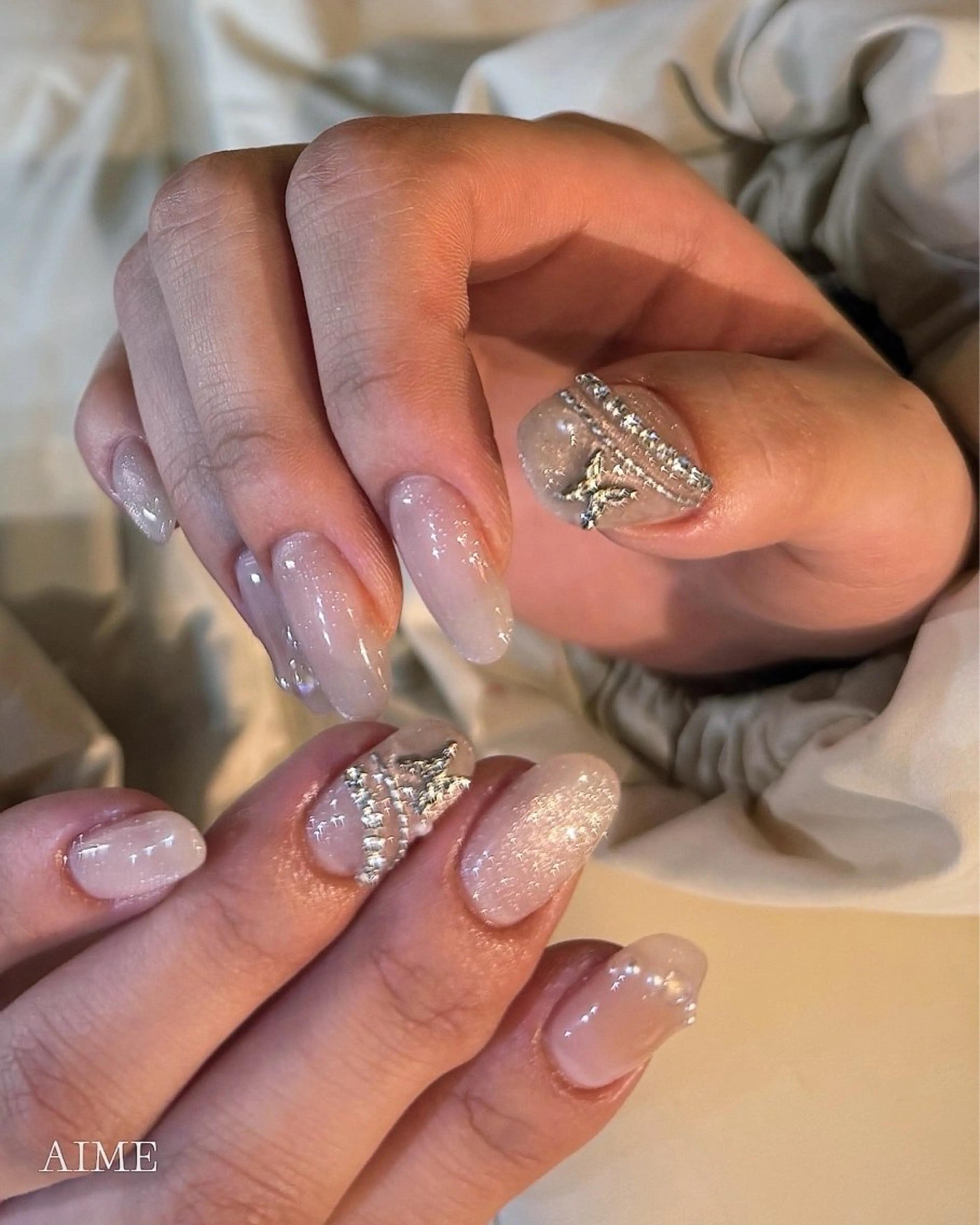 ネイル アートネイル ハンドネイル AIME （momo）のネイルデザイン