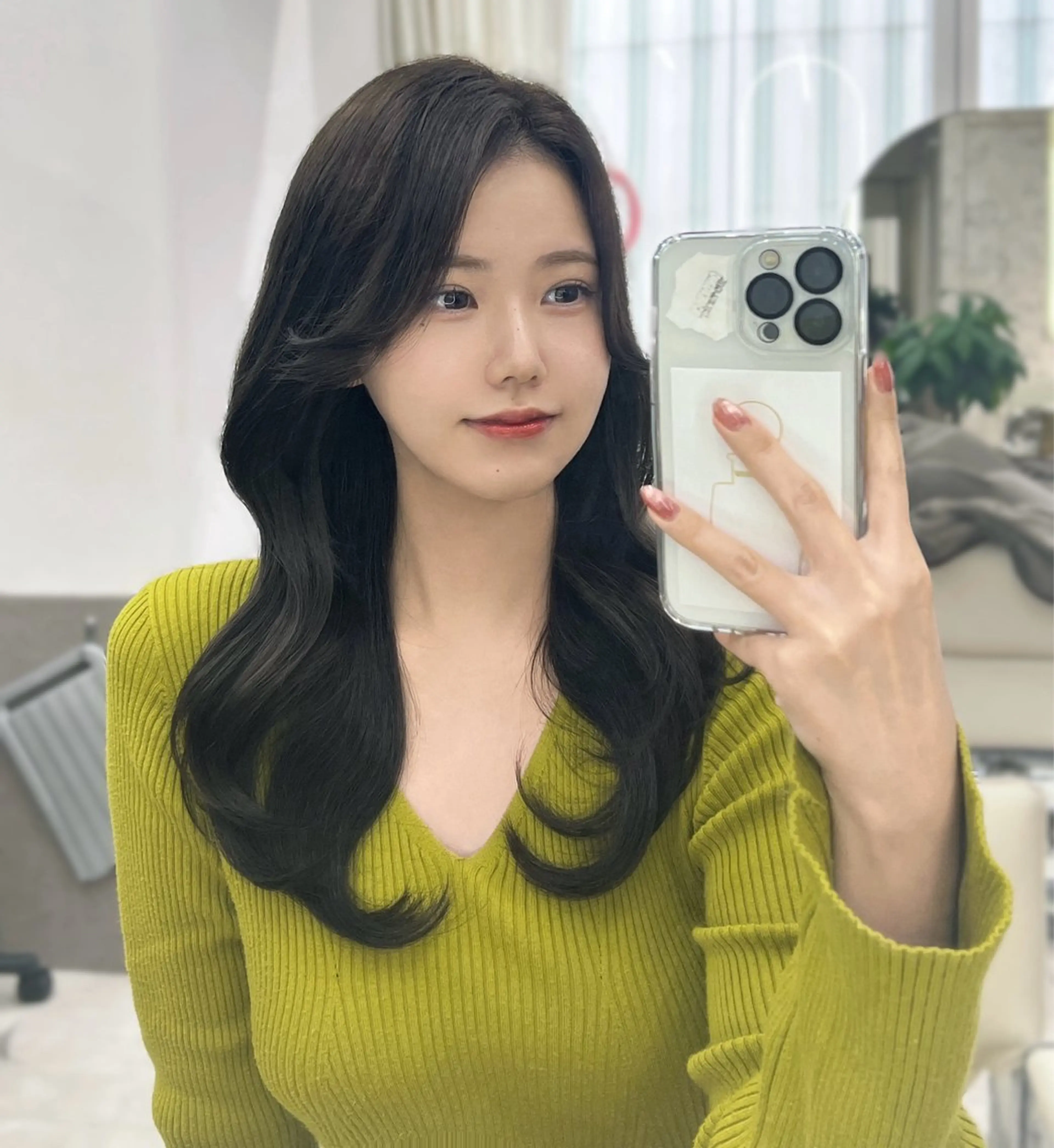 ロング カット ヘアカラー トリートメント ⭐️似合わせ⭐️/ ETOWA新宿/上村のヘアスタイル