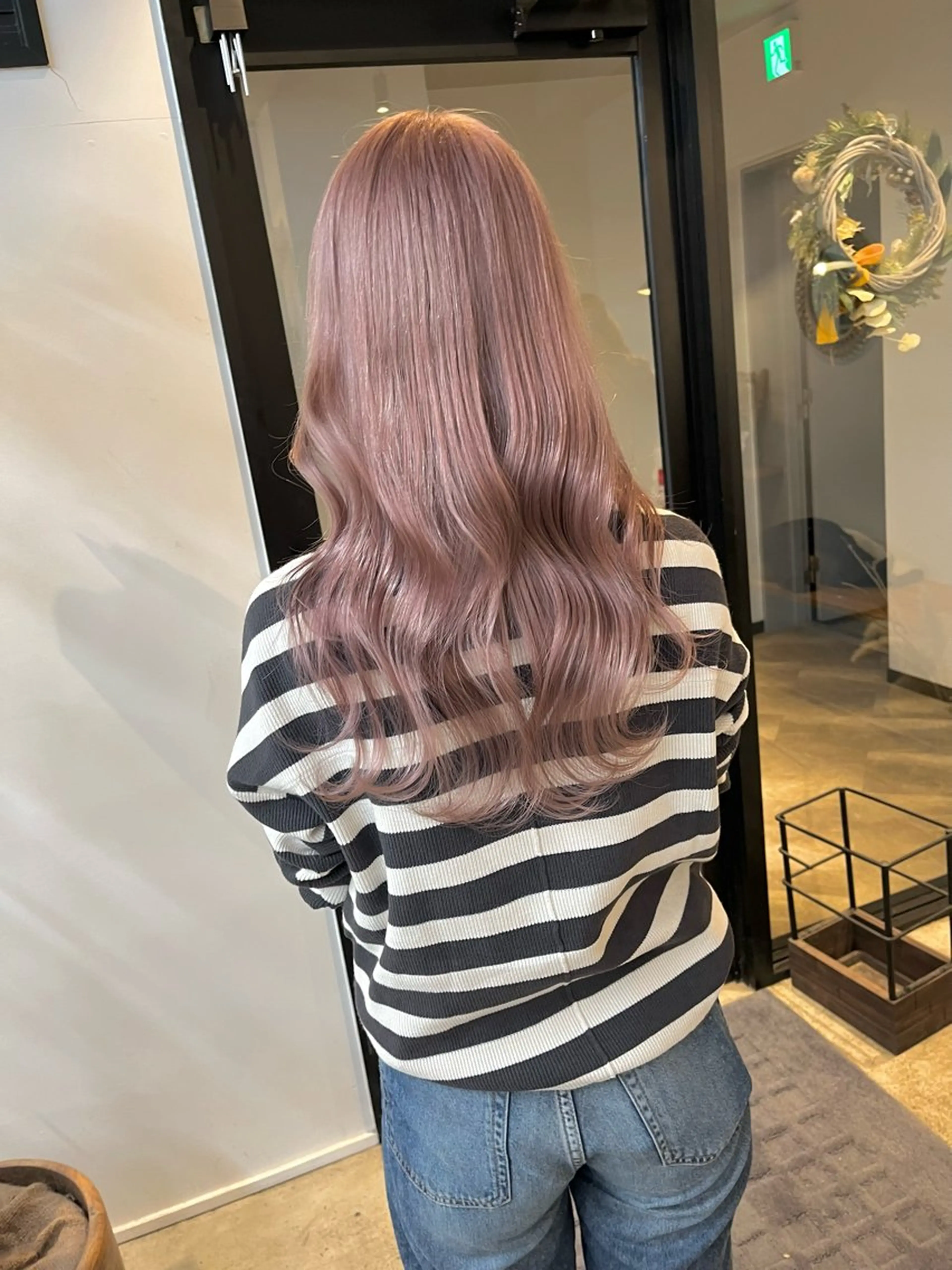 セミロング カラー ヘアカラー ハイトーンカラ ー/小川のヘアスタイル