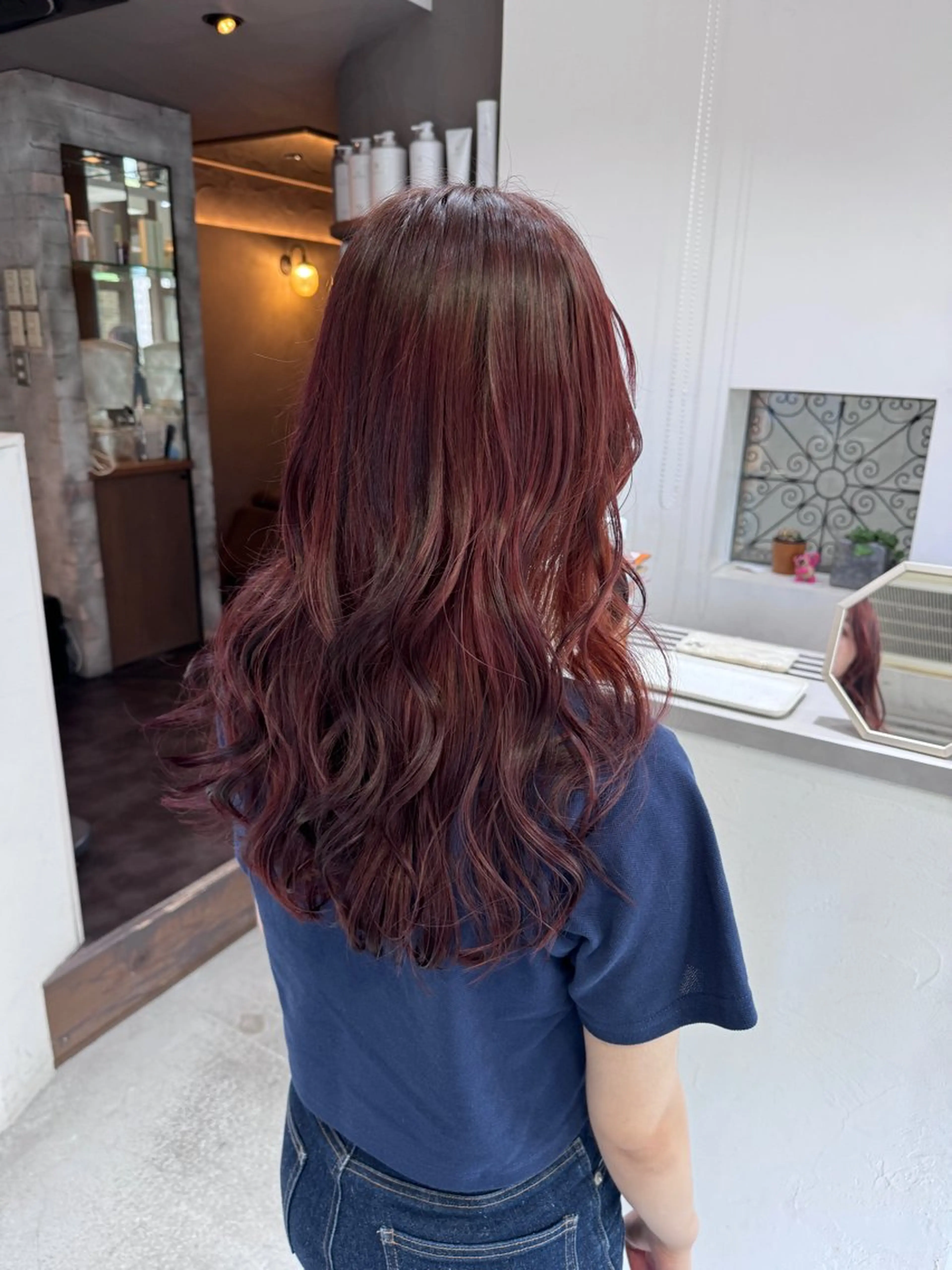 ロング 神谷 亜結美のヘアスタイル