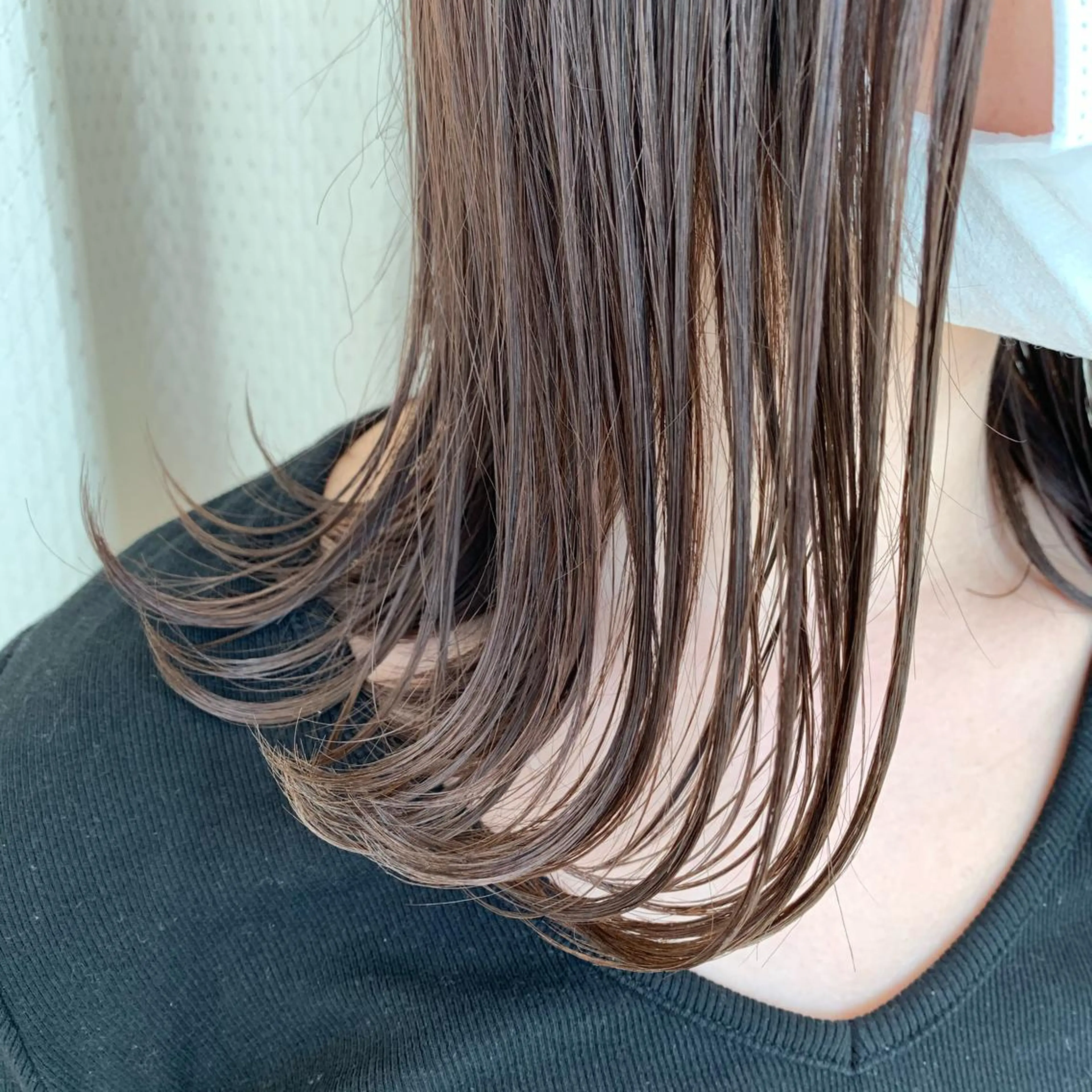 ミディアム カット ヘアカラー トリートメント サソウ ユリエ🥥のヘアスタイル