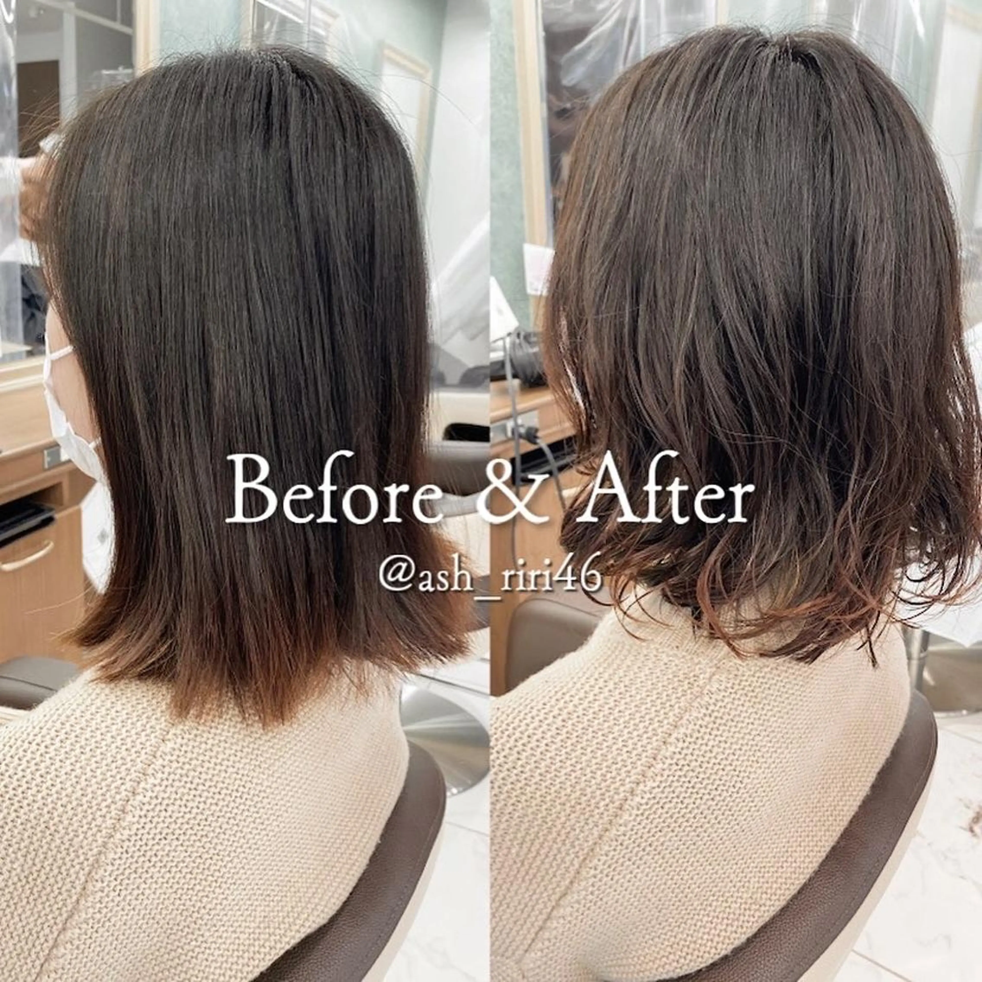 ミディアム カラー パーマ ヘアアレンジ 西山梨々【5/1〜 復帰致します🌼】のヘアスタイル