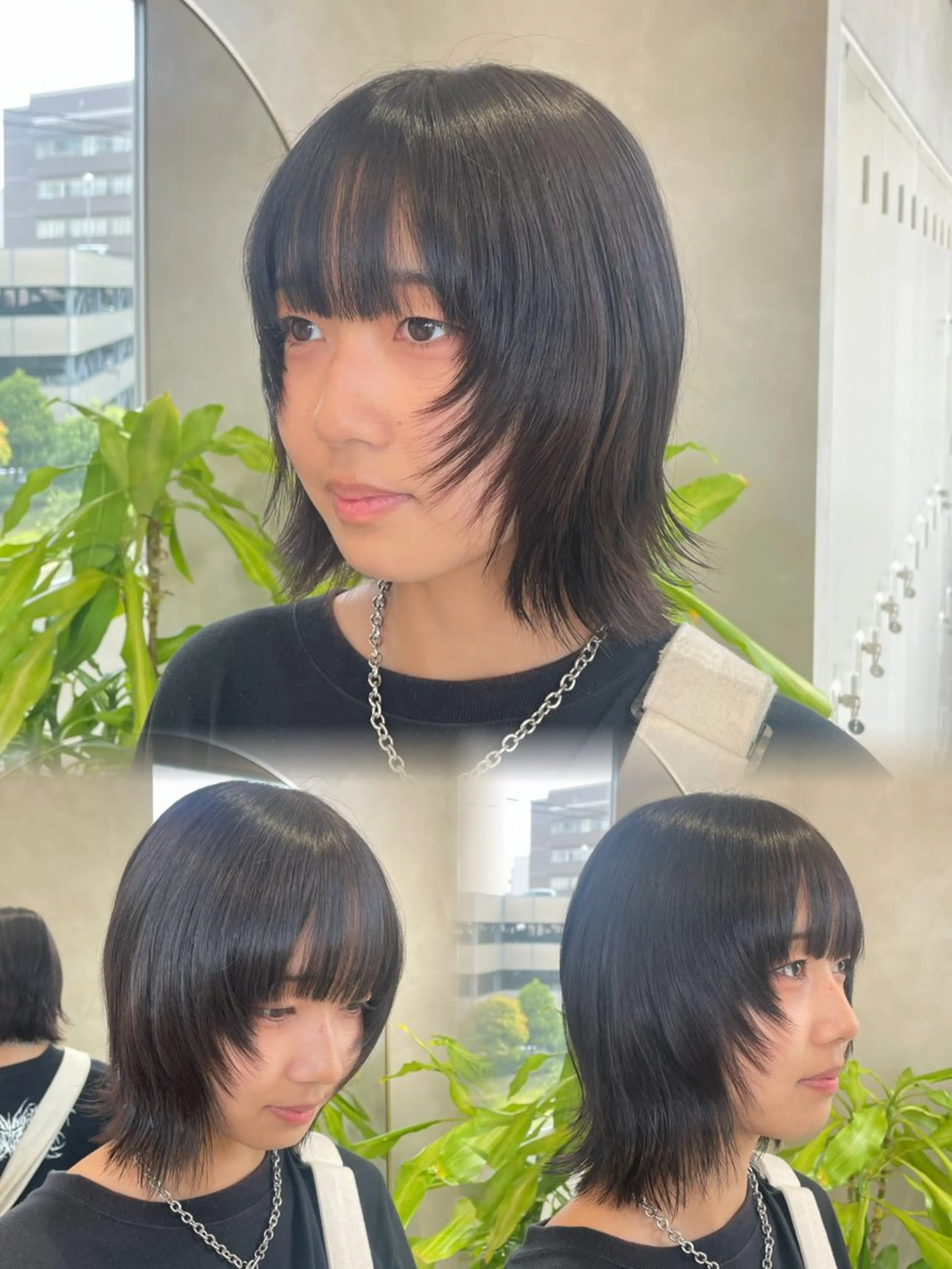 カット+超音波アイロン＋シナジー 4STEPトリートメントの写真