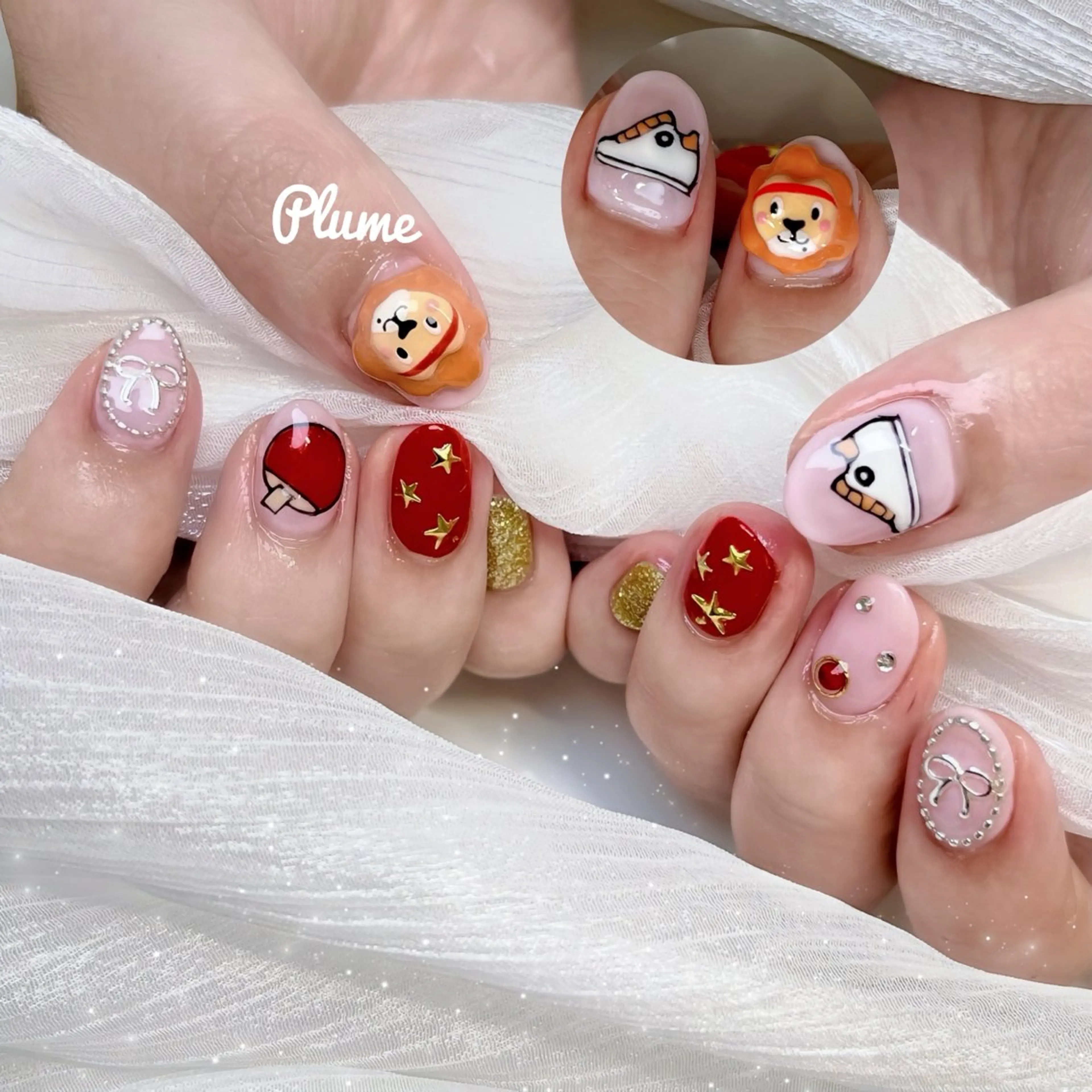 ネイル アートネイル その他 plume nail ☆韓国ネイルのネイルデザイン