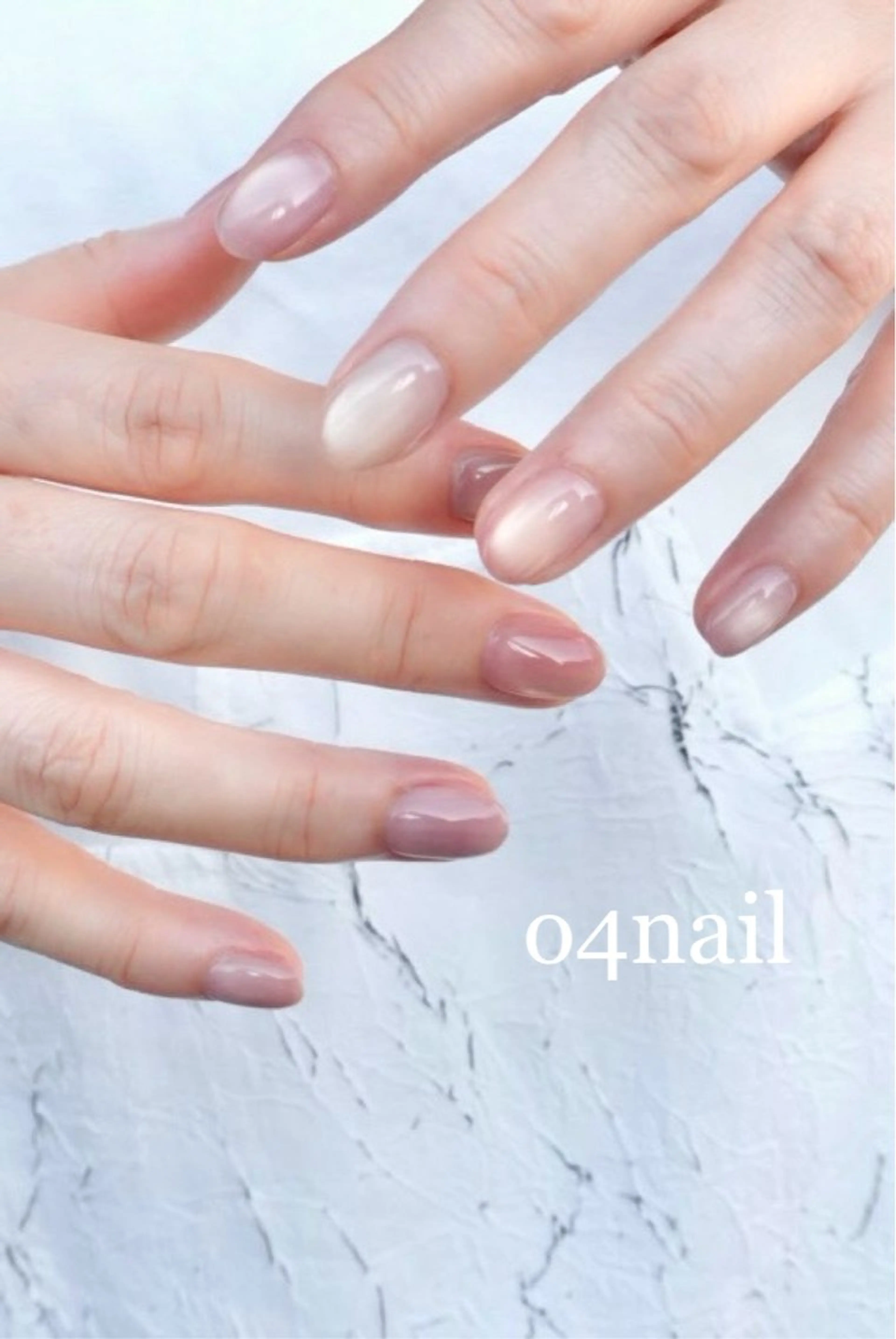 ネイル マグネットネイル オフィスネイル ワンカラーネイル ピンク ハンドネイル SALON VILLAGE tenjin所属・o4nail___ ARISAのネイルデザイン