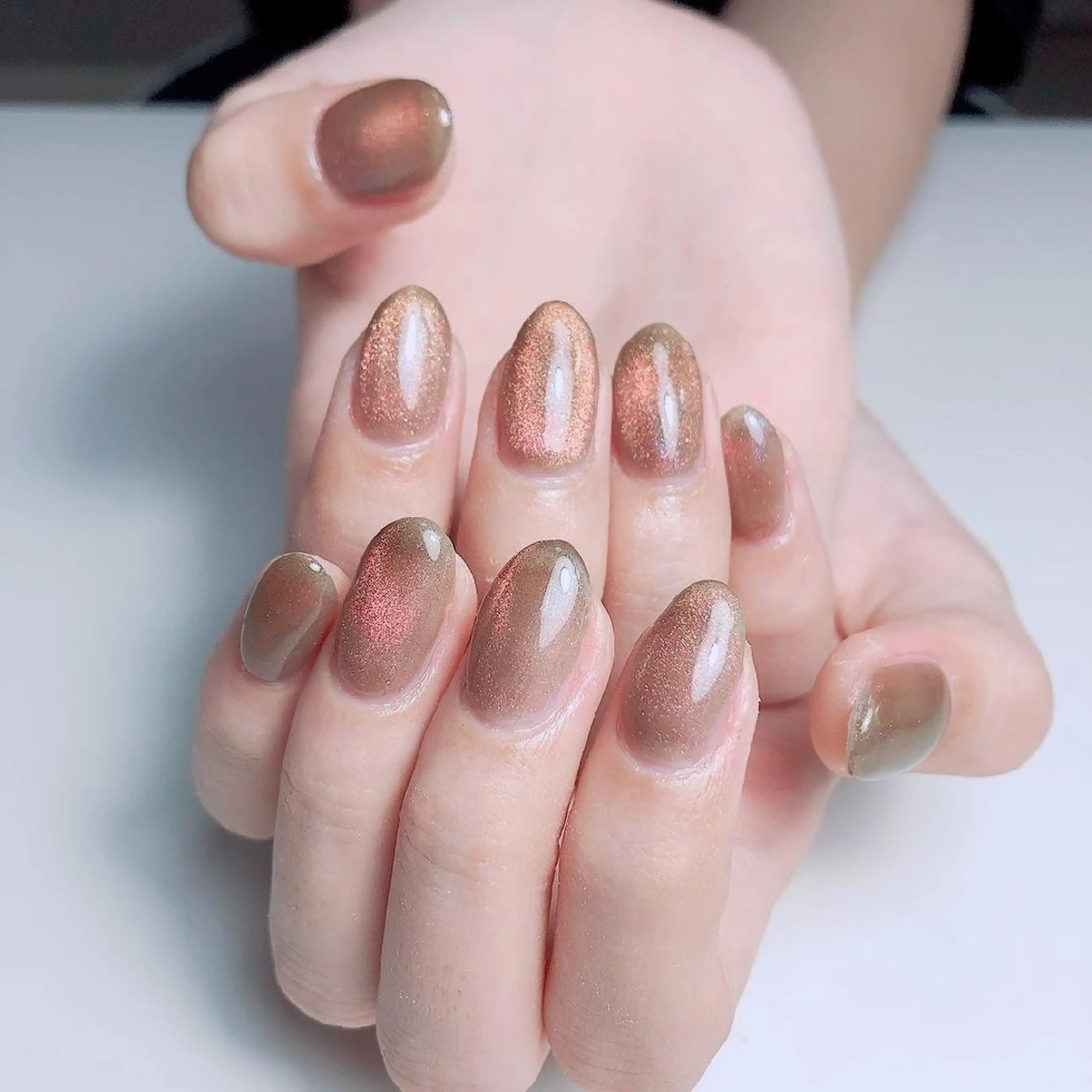 ネイル ミディアム マグネットネイル ☺︎山部 志麻☺︎のネイルデザイン