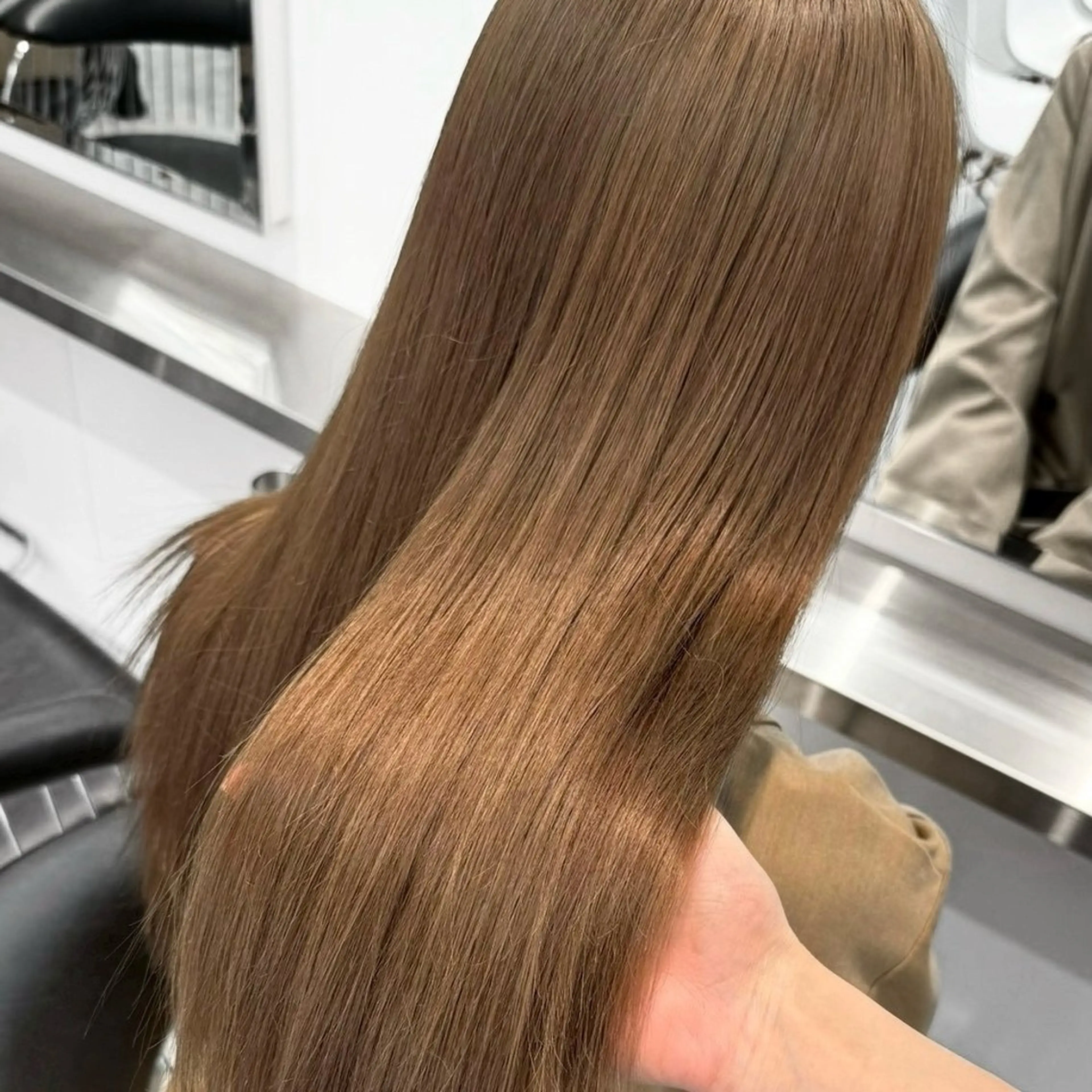 ロング カラー ヘアカラー Parve Mix 森 美遥🇰🇷🩶のヘアスタイル