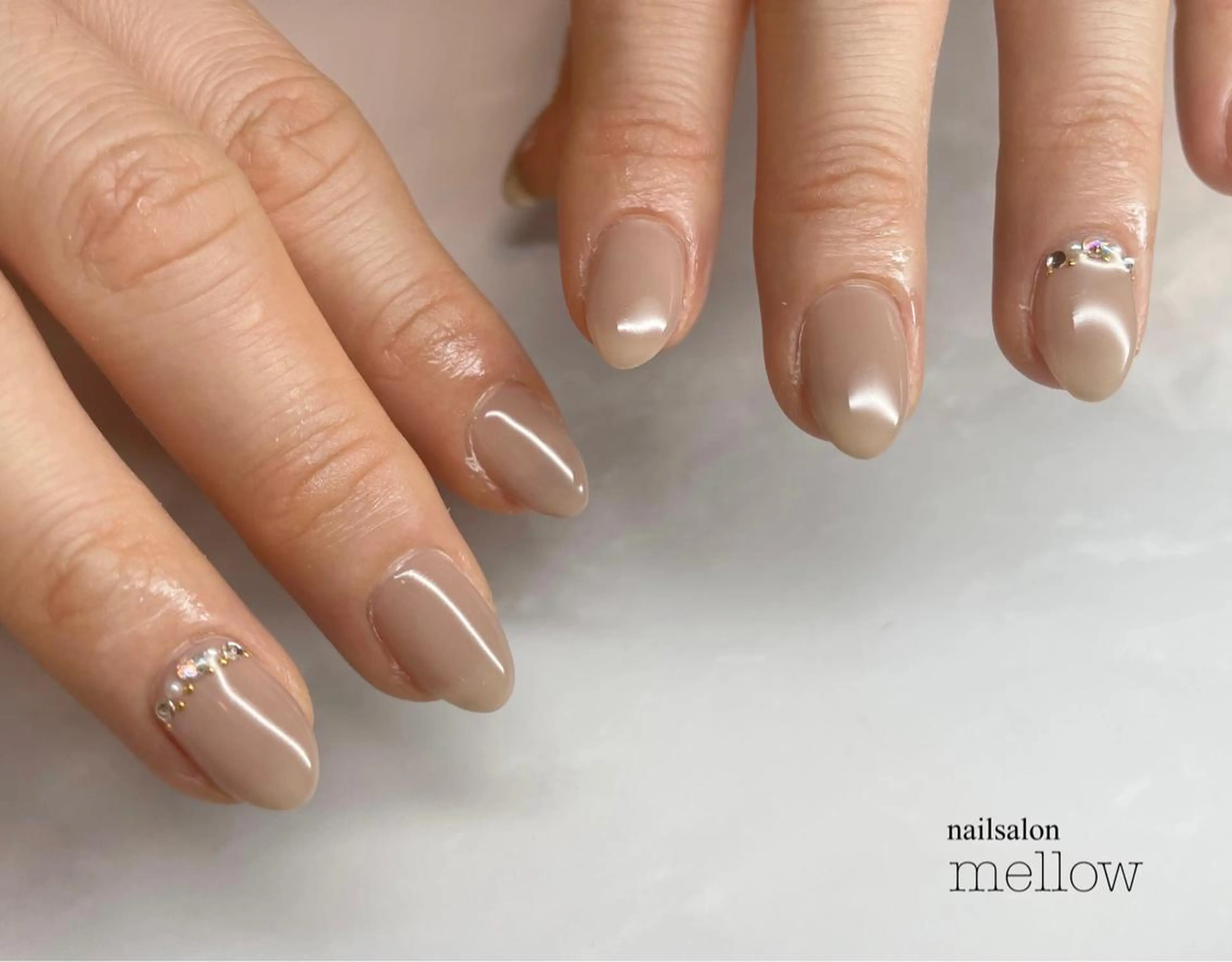 ネイル ストーンネイル 大山 浩美のネイルデザイン