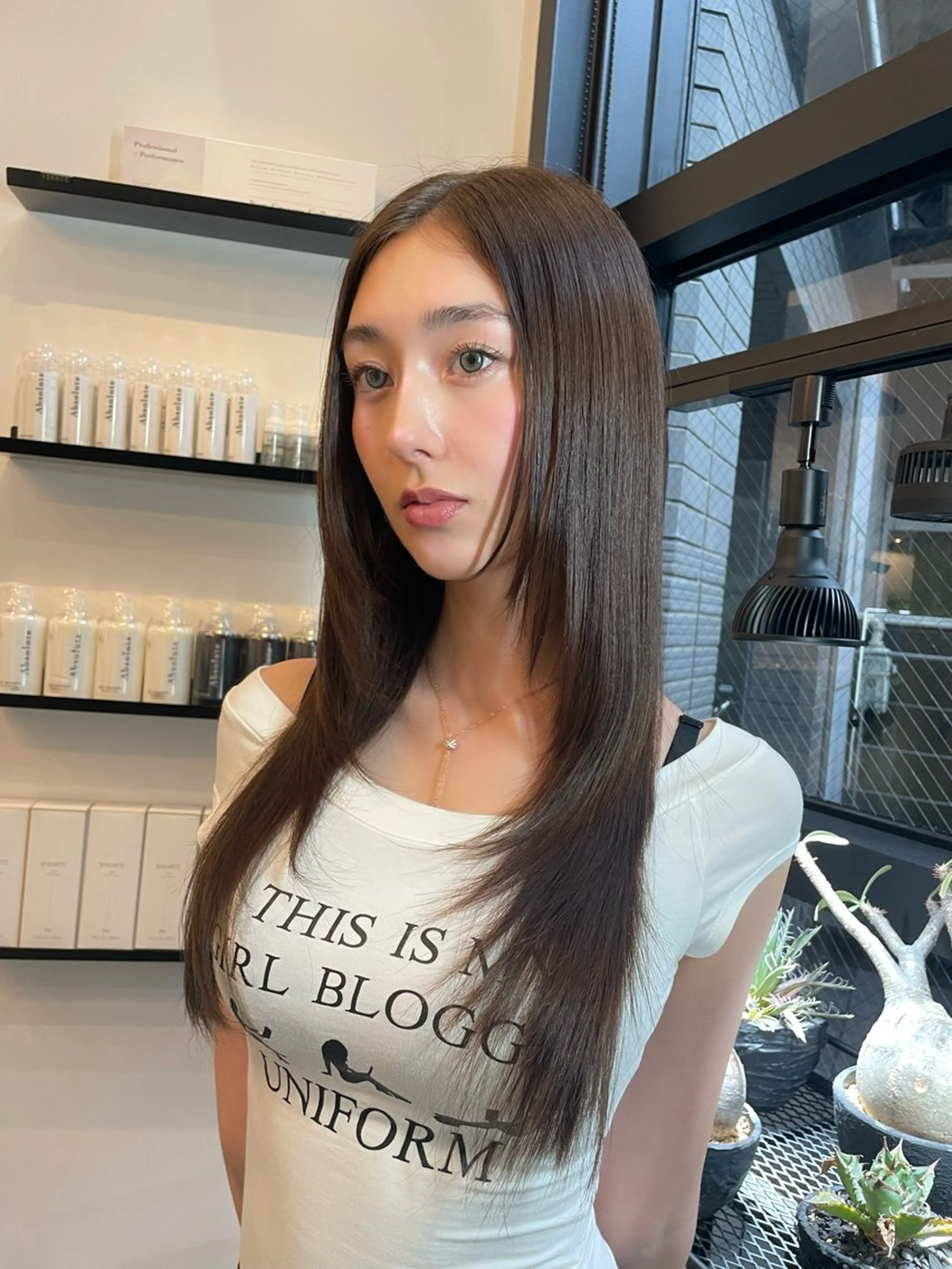 ロング カット トリートメント 韓国ヘア🇰🇷 YURIYAのヘアスタイル