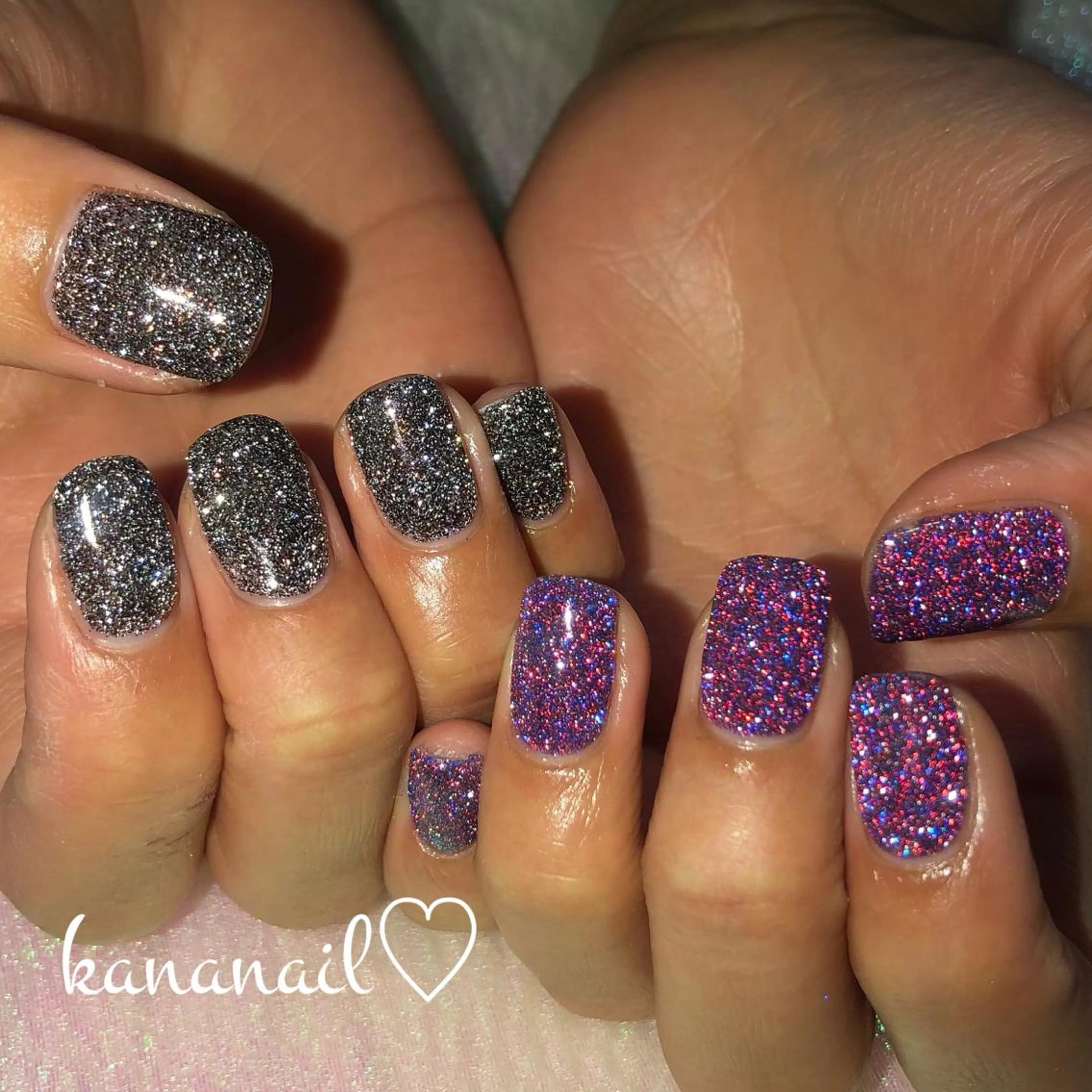 ネイル フラッシュネイル ハンドネイル kananail ♡のネイルデザイン