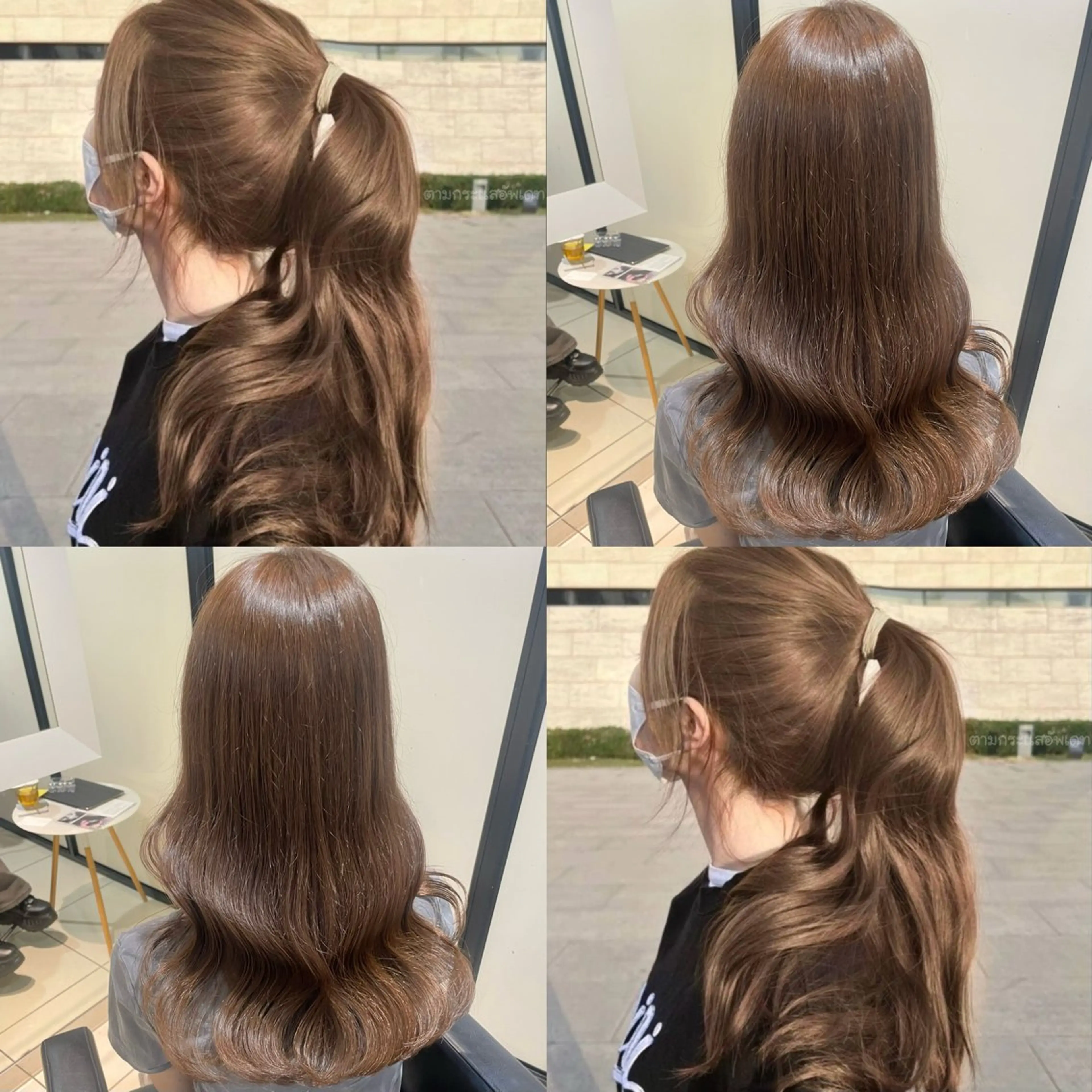 ロング カラー カット ヘアカラー トリートメント ブリーチなしカラー kana🐱のヘアスタイル