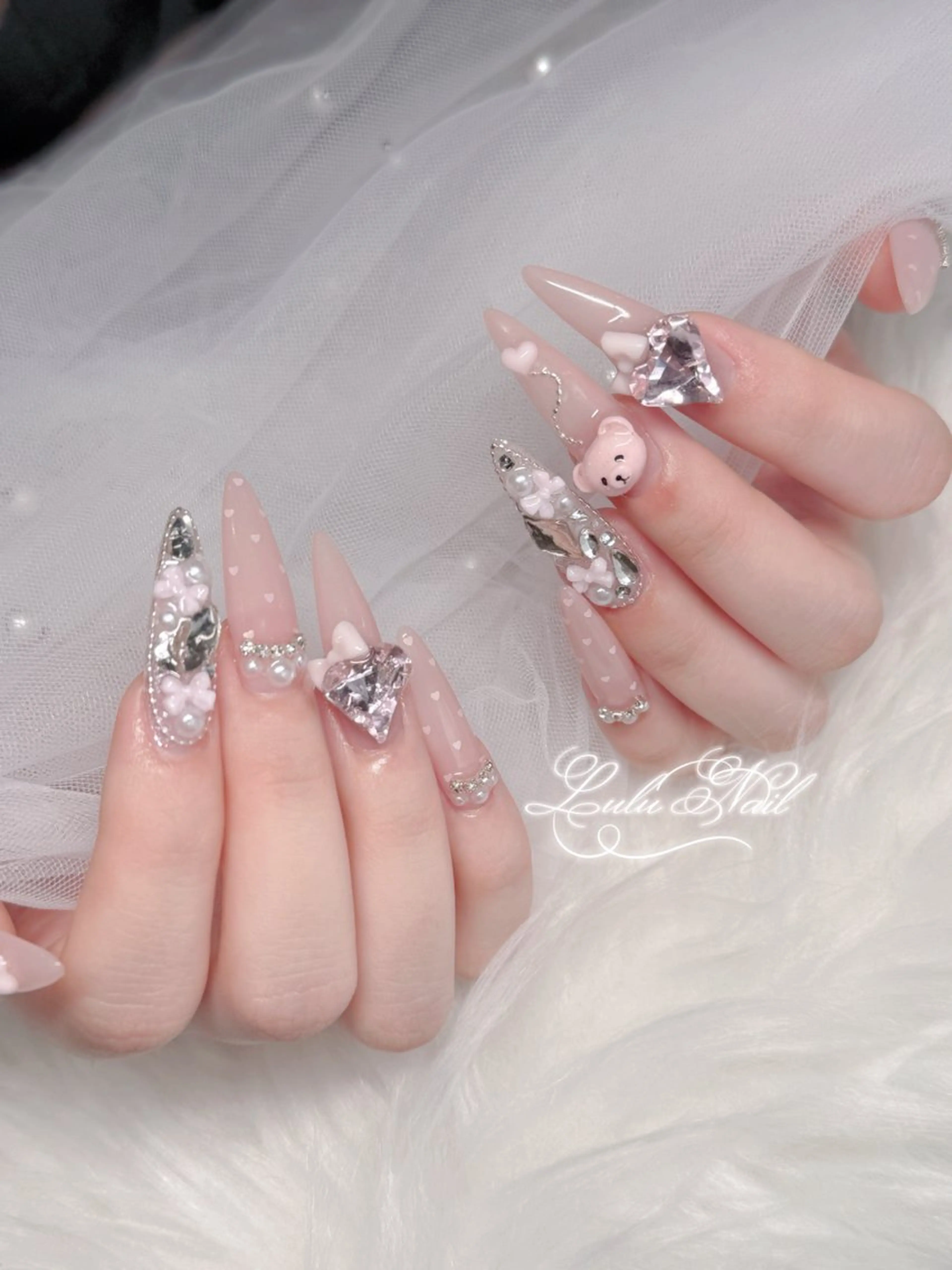 ネイル ハンドネイル Lulu Nail 🫧ユユのネイルデザイン
