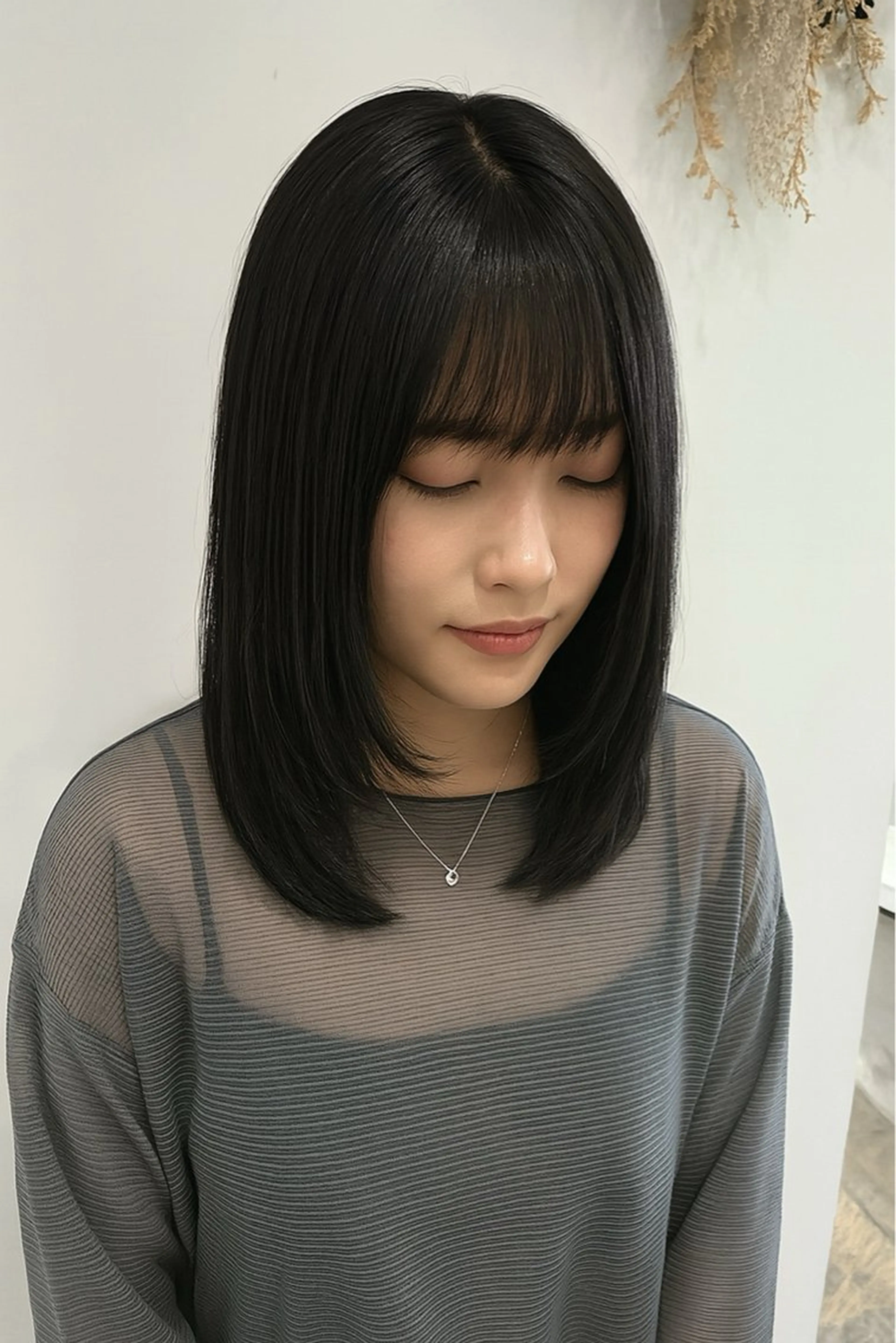 ミディアム カラー 年間1500人担当 代表　南一路のヘアスタイル