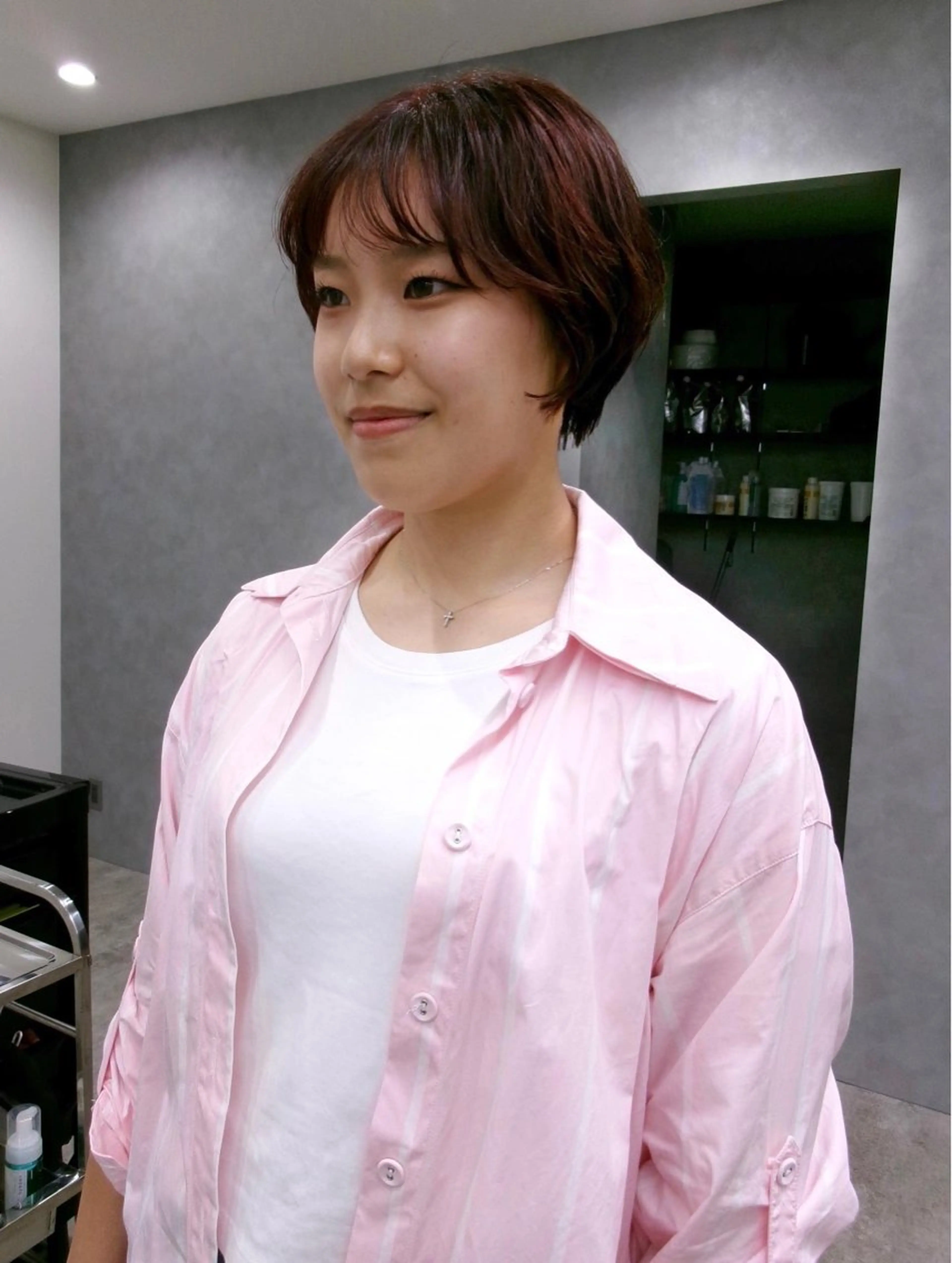 ショート aika/パーマ/ ショート/伏見のヘアスタイル