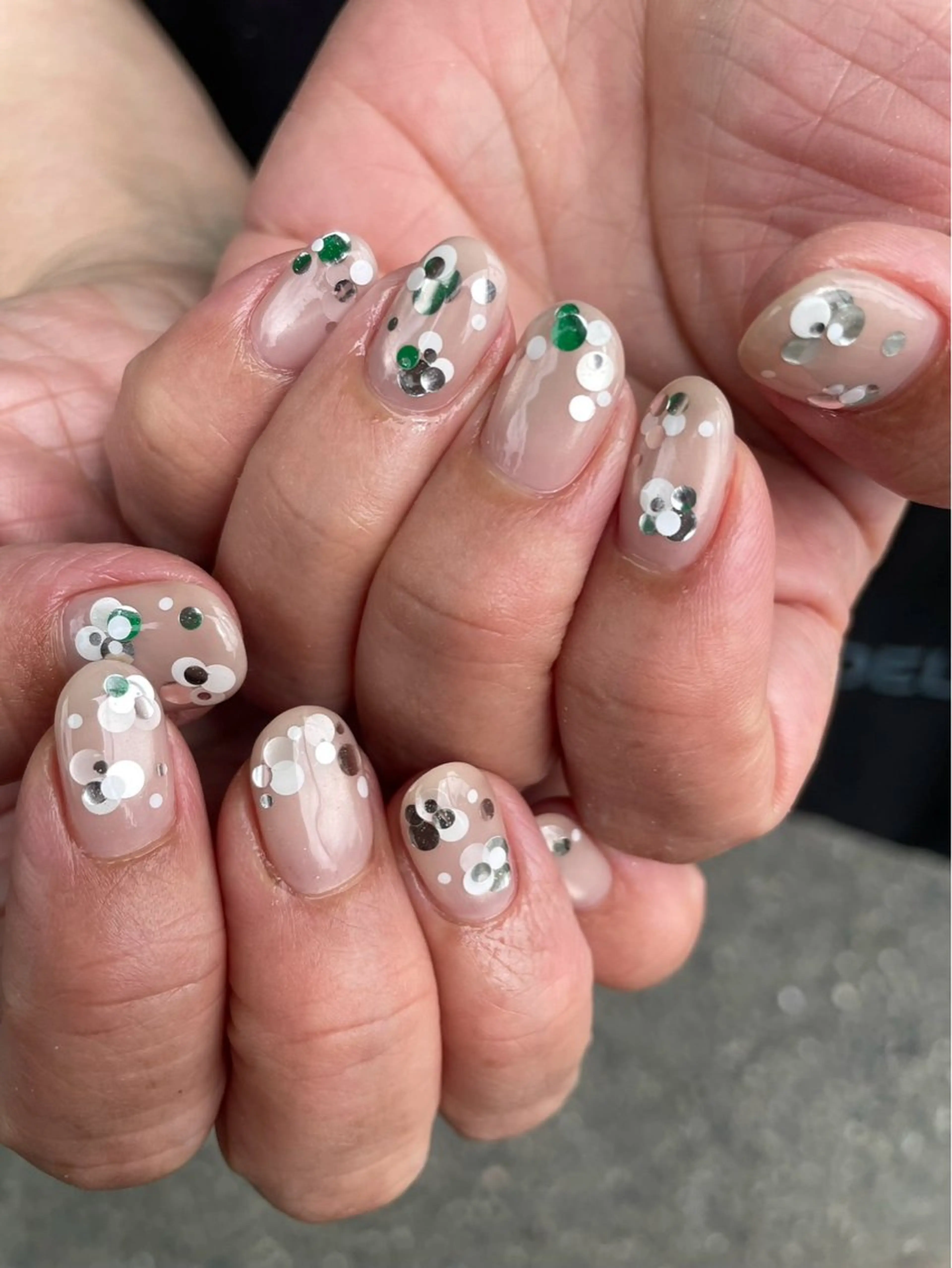 ネイル ホログラムネイル マグネットネイル ハンドネイル KOLLABO nailのネイルデザイン