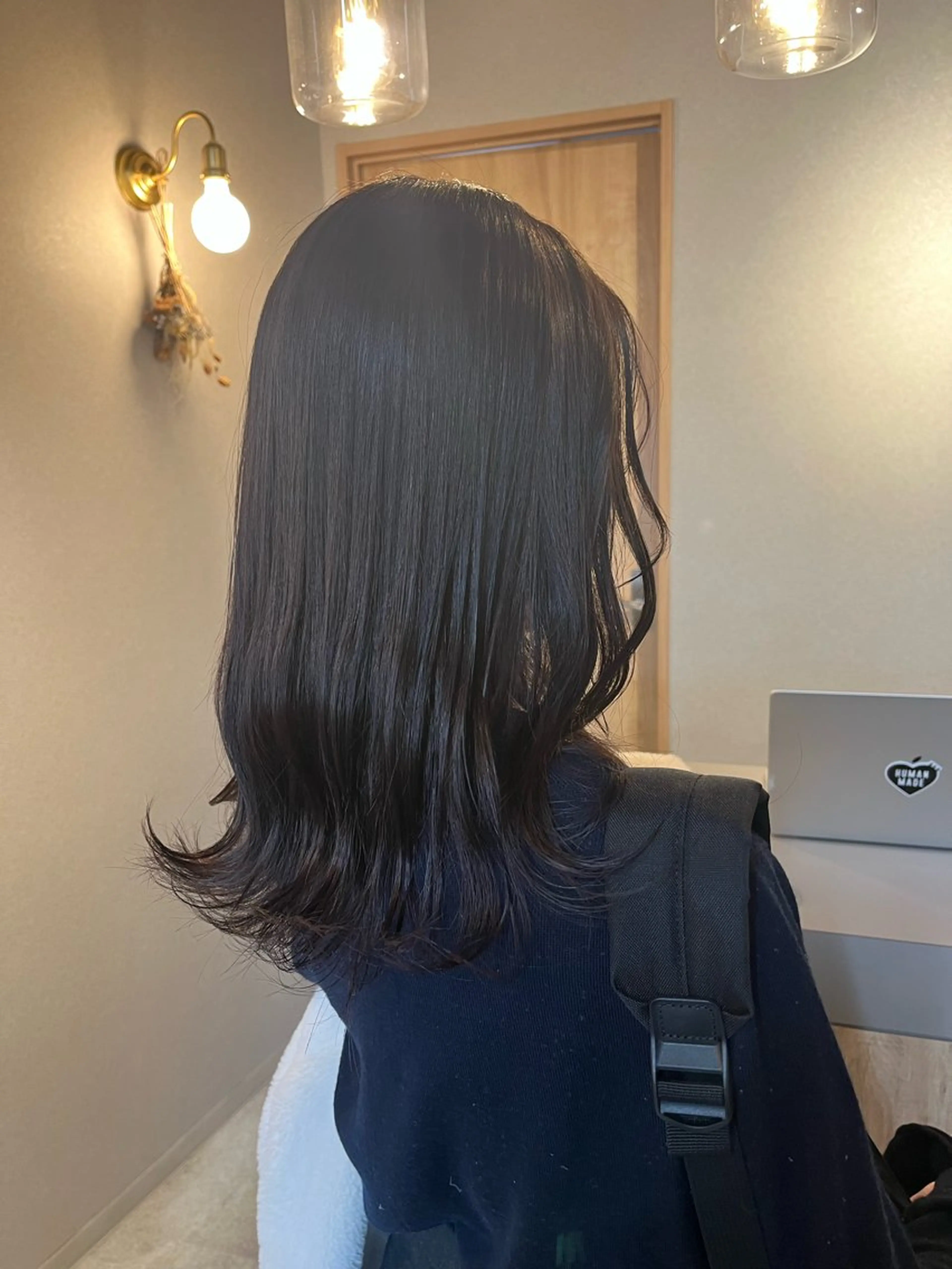 ミディアム ヘアカラー トリートメント 🫧艶感カラー/ あいり🤍のヘアスタイル