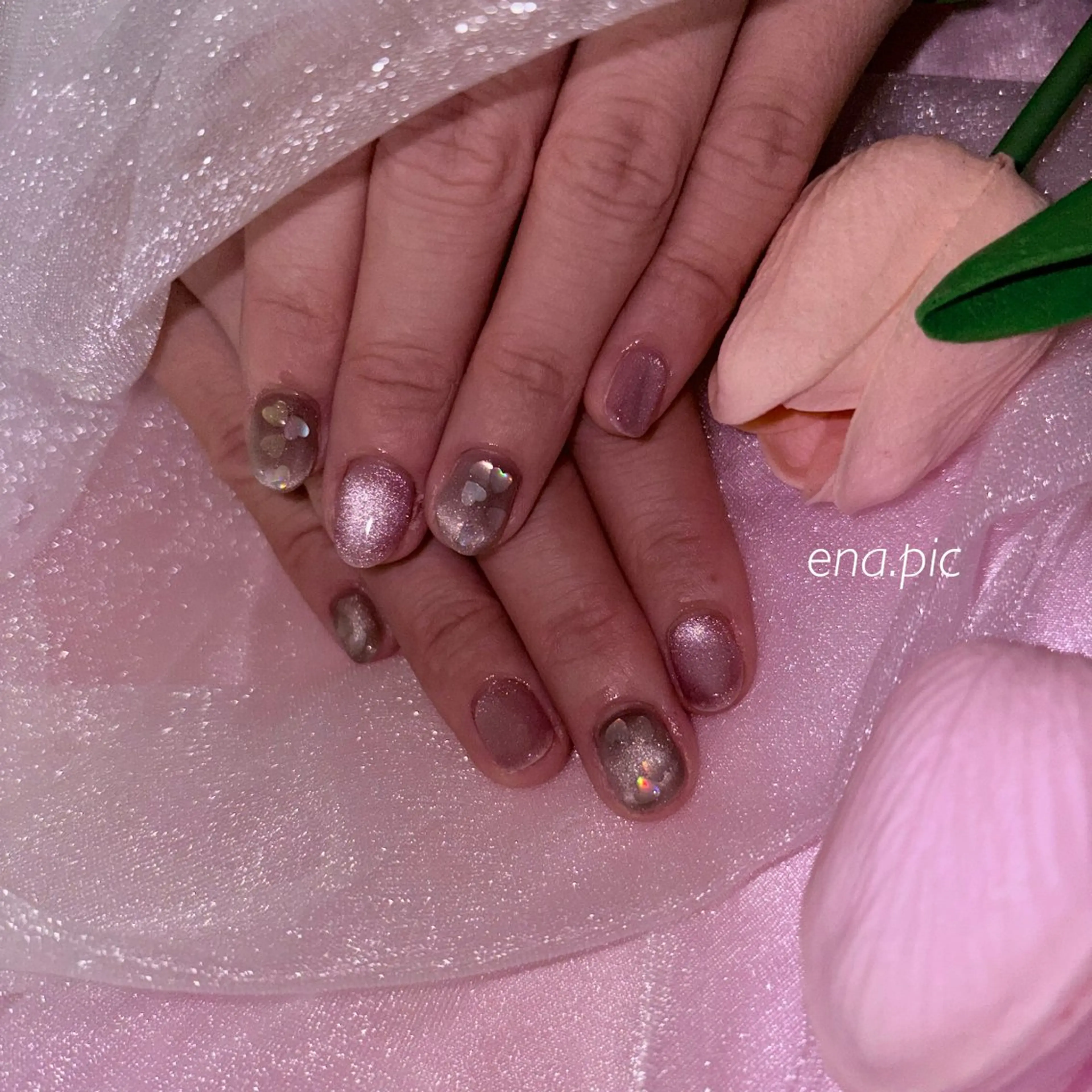 ネイル toyvenail 🖤enaのネイルデザイン