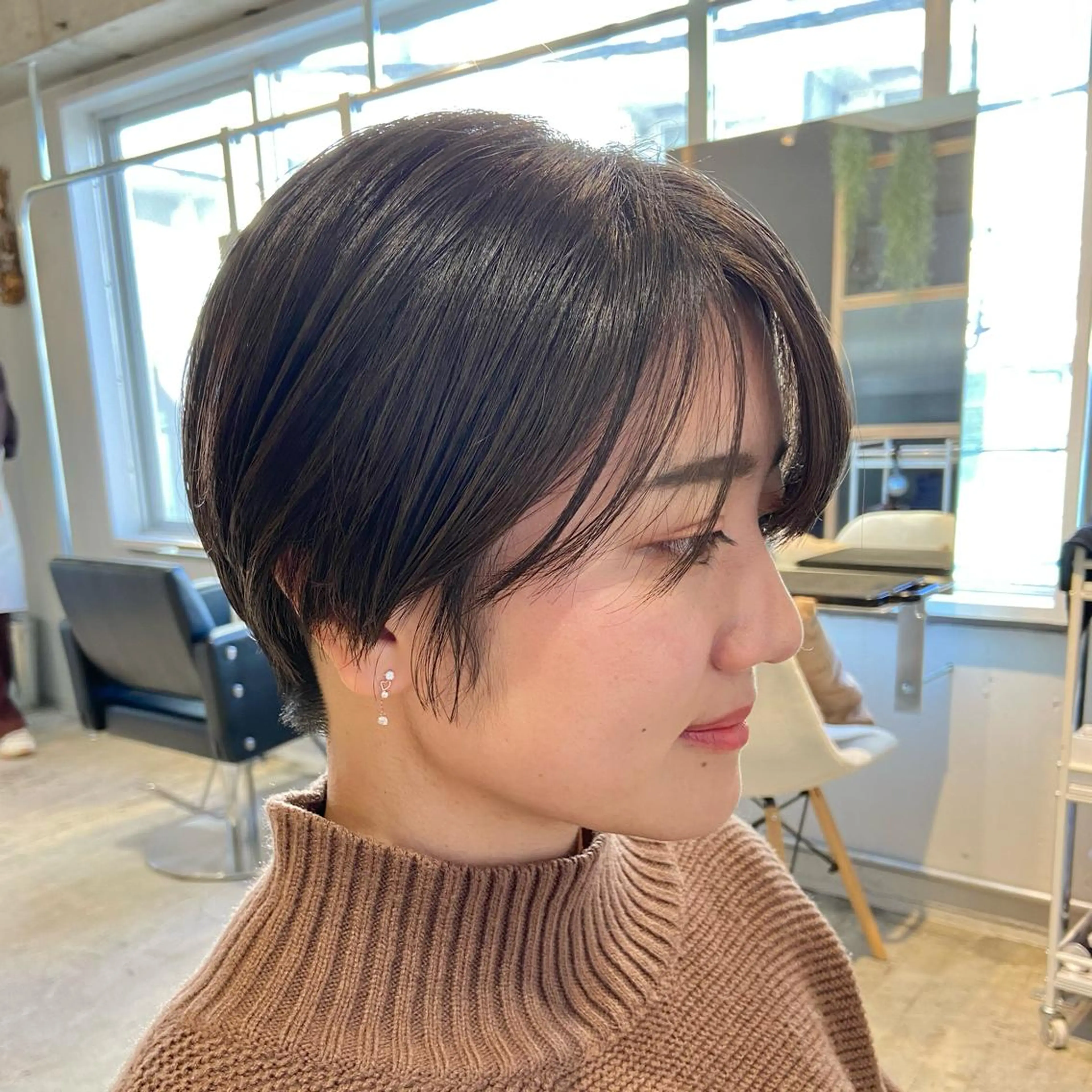 ショート ショートボブ 丸みショート ボブ ショートヘア なかまみさと 🌼極上ヘッドスパのヘアスタイル