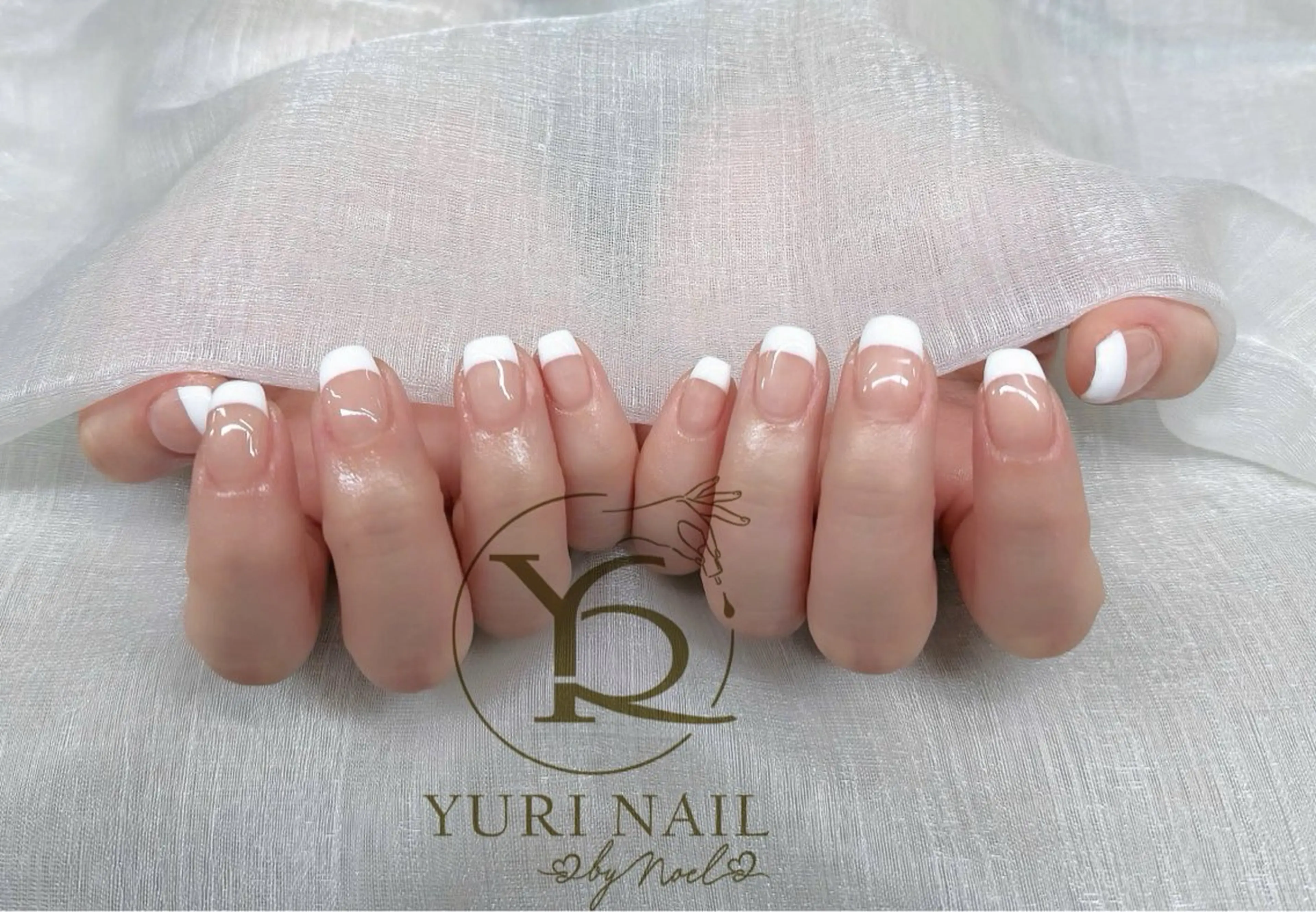 ネイル フレンチネイル ニュアンスネイル ワンカラーネイル ワンホンネイル ハンドネイル フットネイル ハンドケア YURI Nail NARITAのネイルデザイン