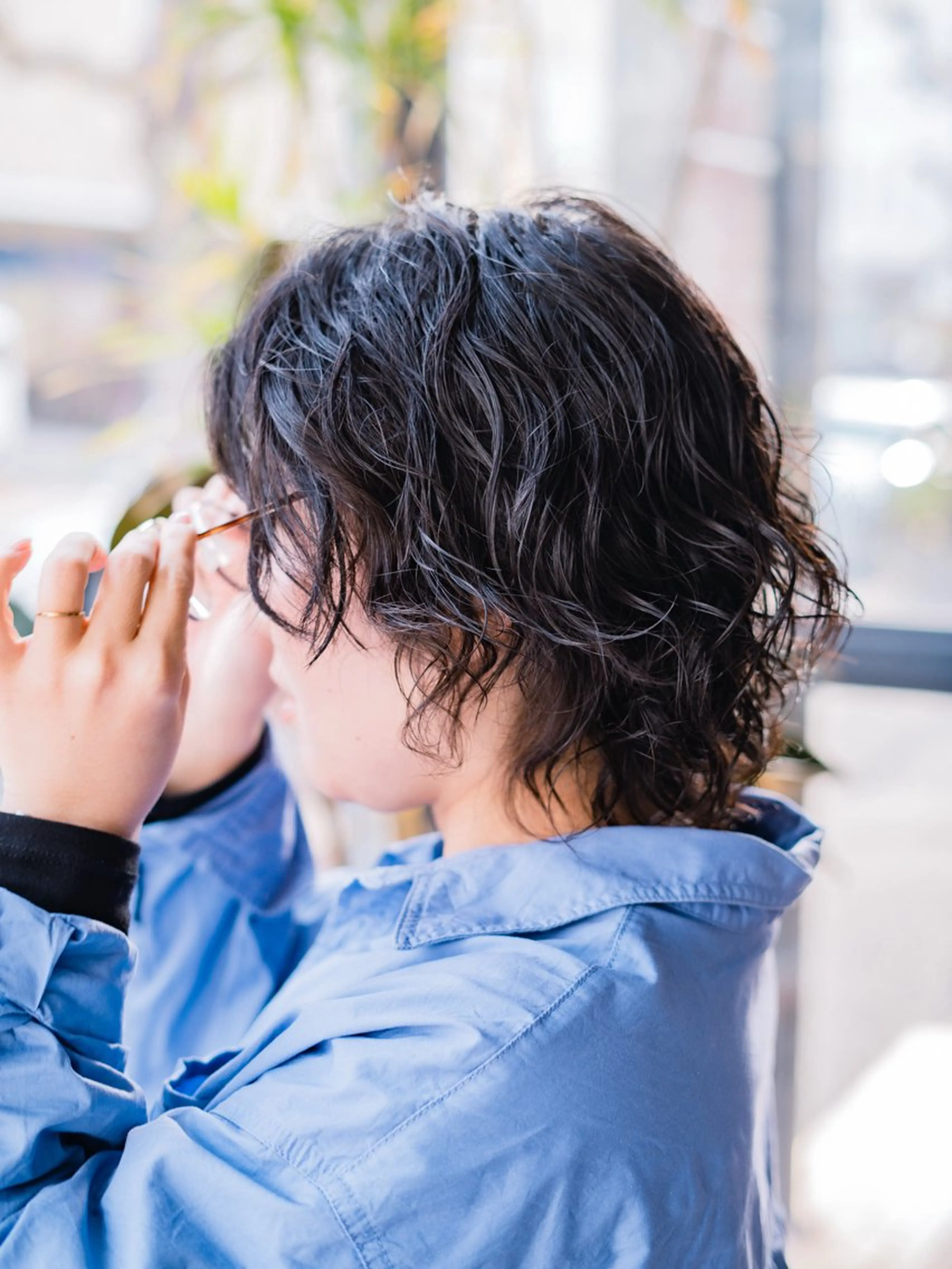 パーマ ウルフカット 難波 侑希のヘアスタイル