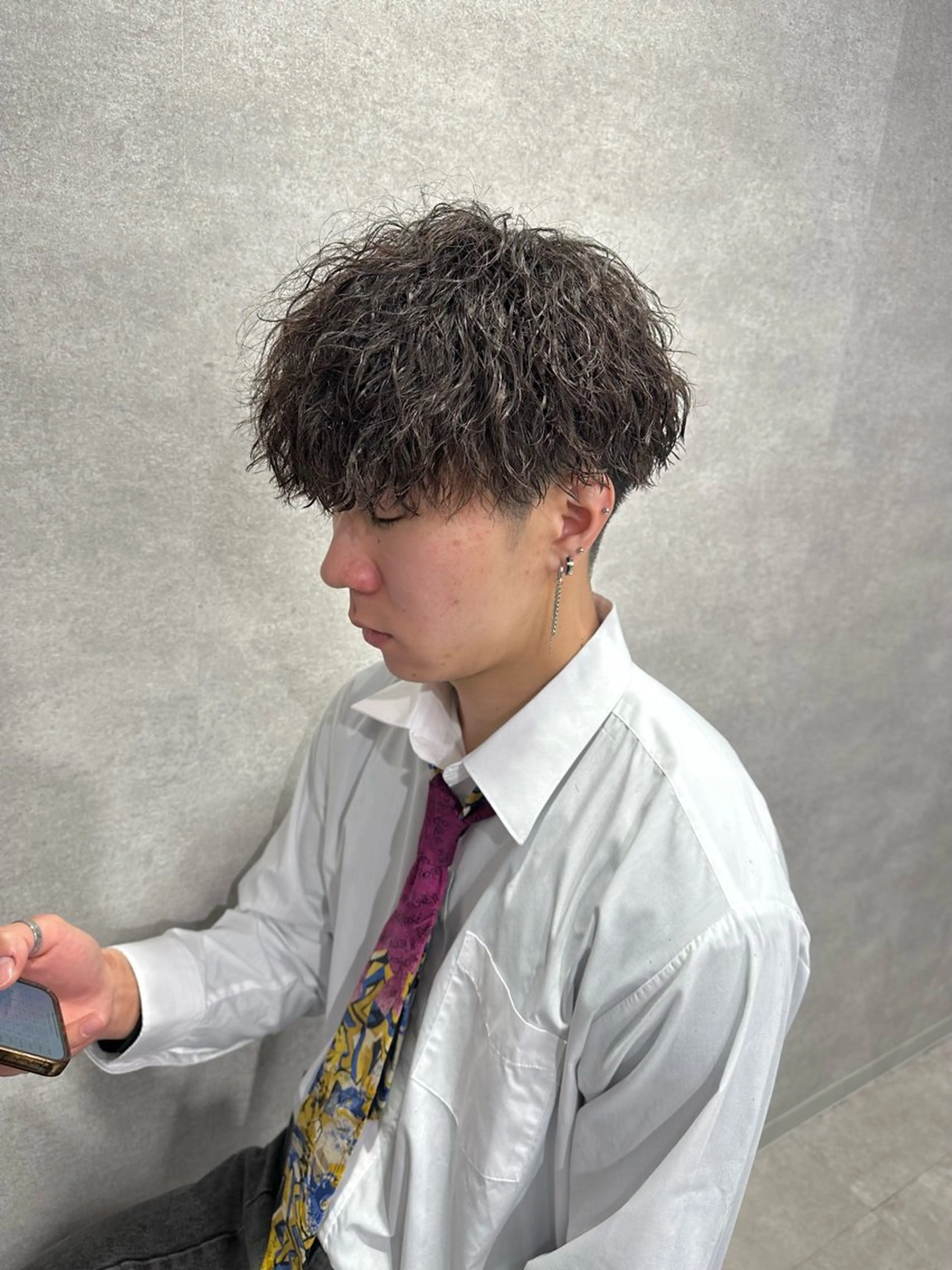 パーマ メンズ 新世代パーマ⚡️ の達人トモ⚡️のヘアスタイル