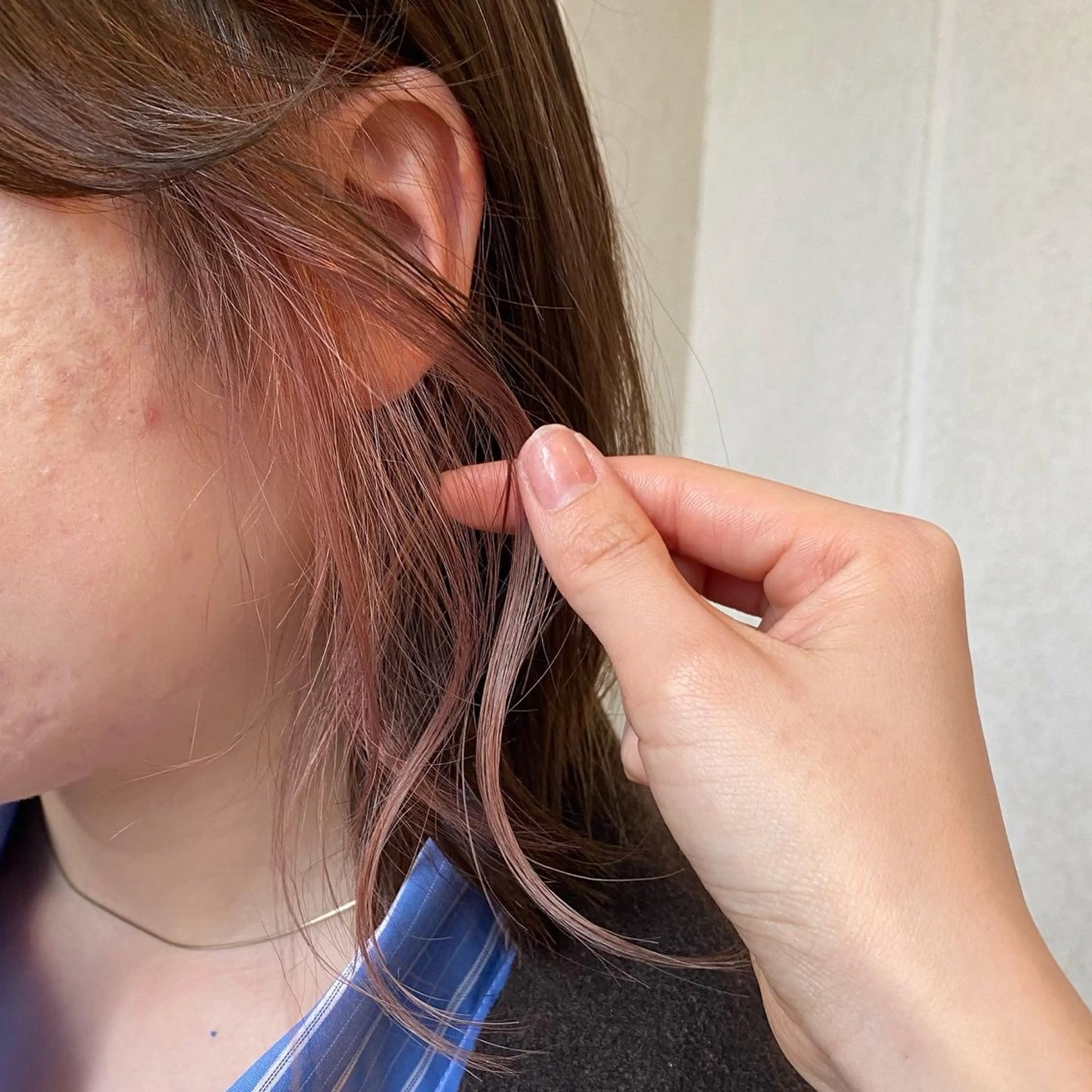 ミディアム fumi🪞血色感 アップ艶カラーのヘアスタイル