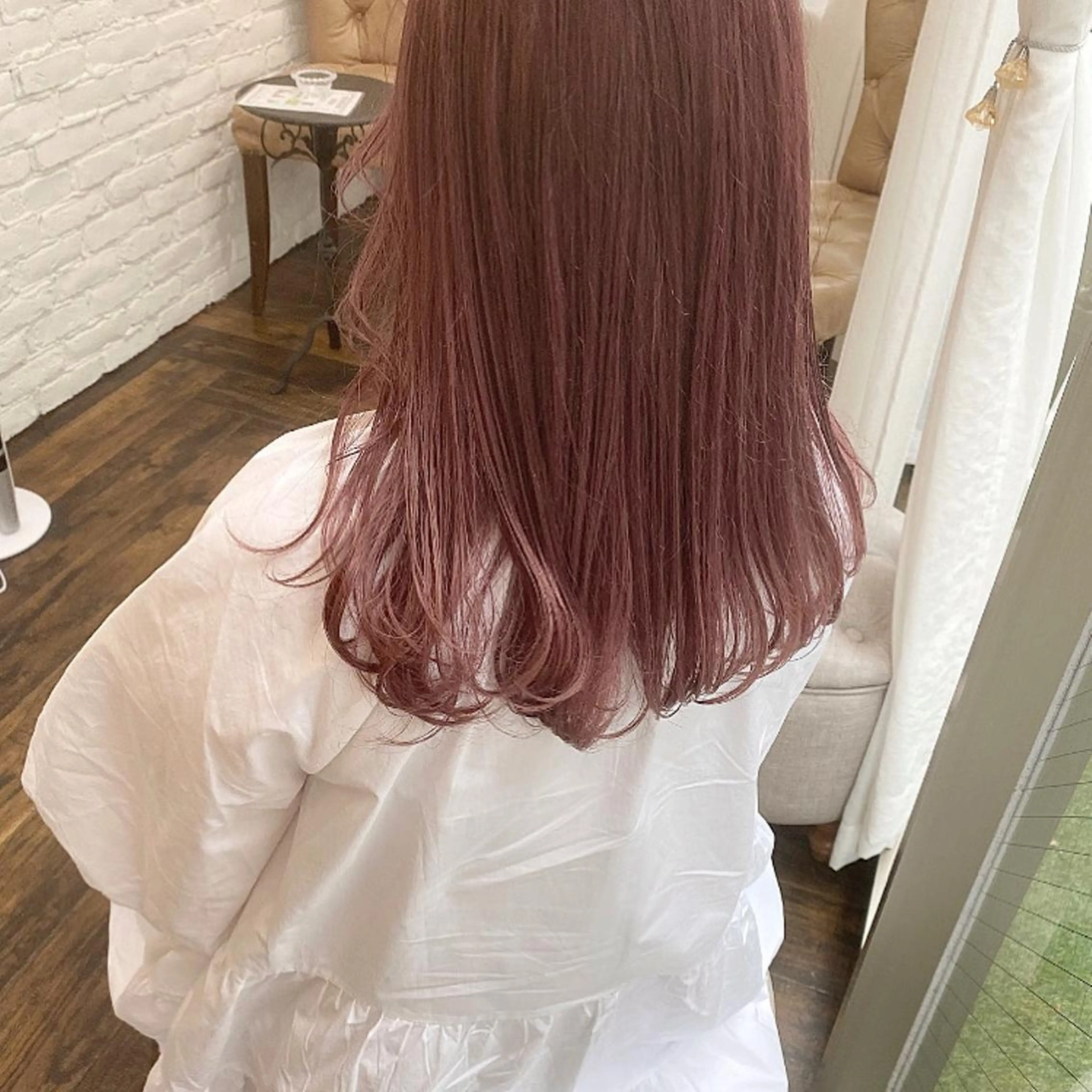 ロング カラー 田中 優衣のヘアスタイル