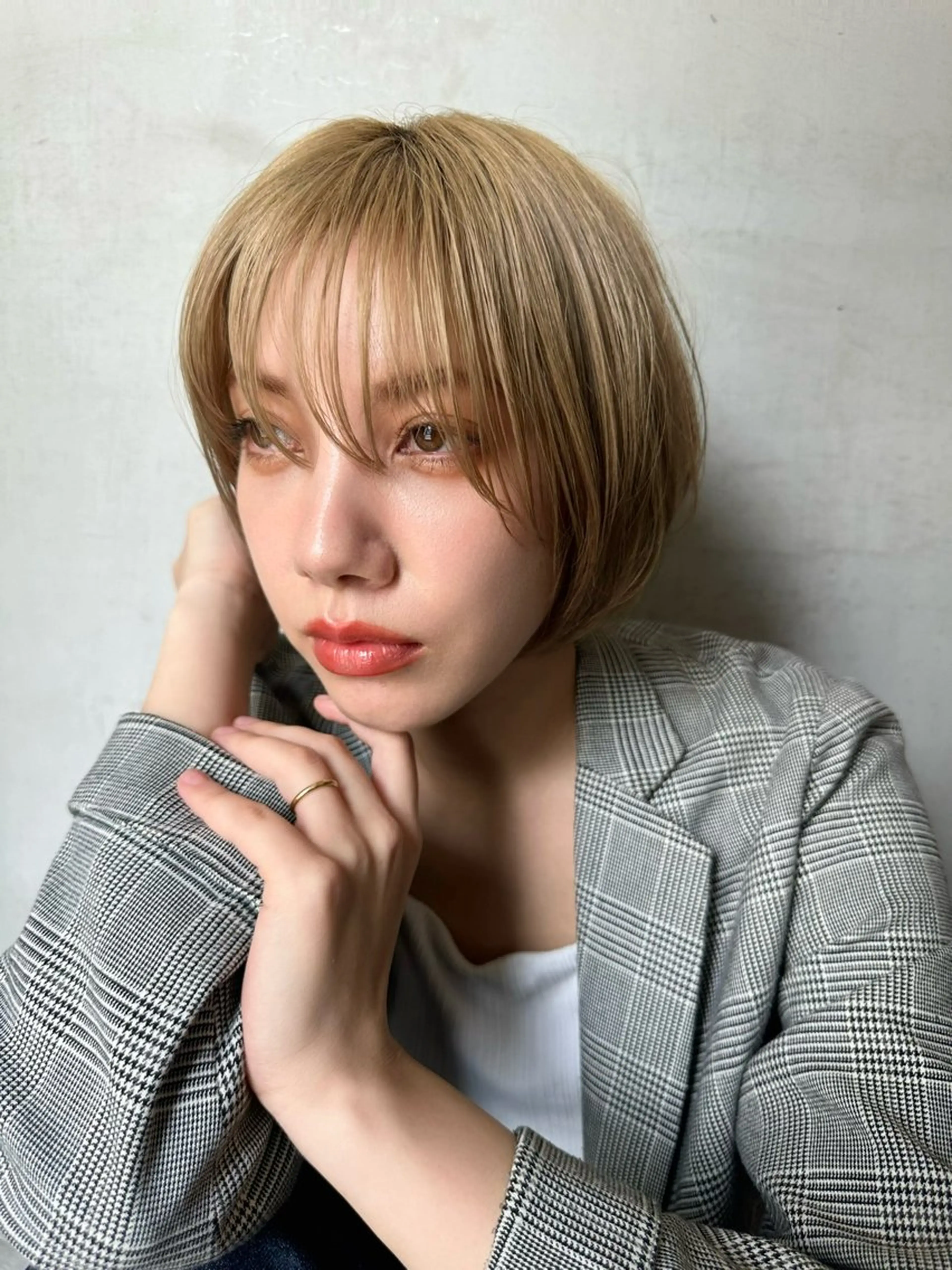 ショート ショートヘア 小顔カット カット ヘアカラー トリートメント ヘッドスパ taiga レイヤー /髪質改善/矯正🌈のヘアスタイル