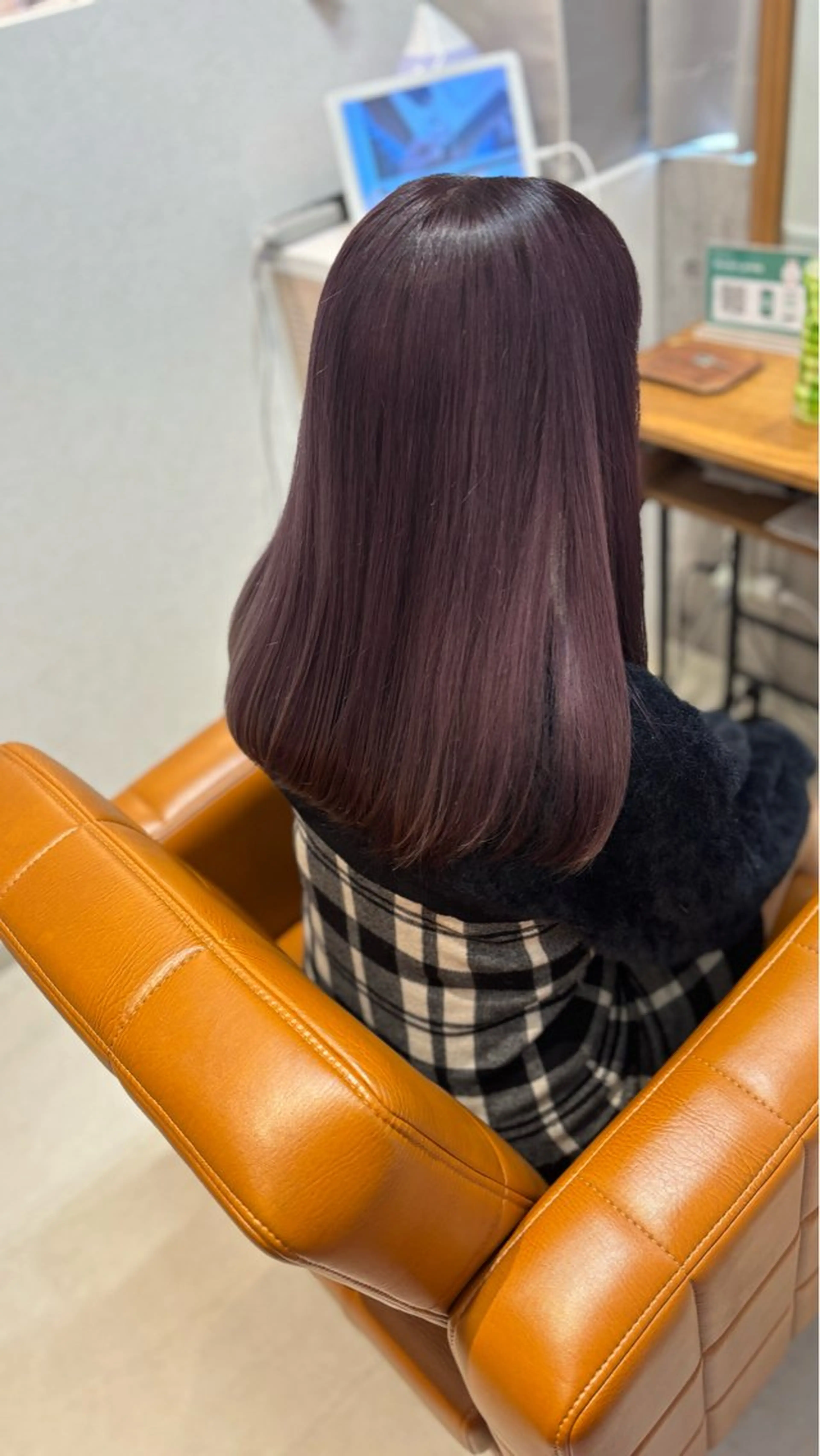 ロング カラー ヘアカラー トリートメント 【完全個室】髪質改善 暖色カラー/山崎唯奈のヘアスタイル