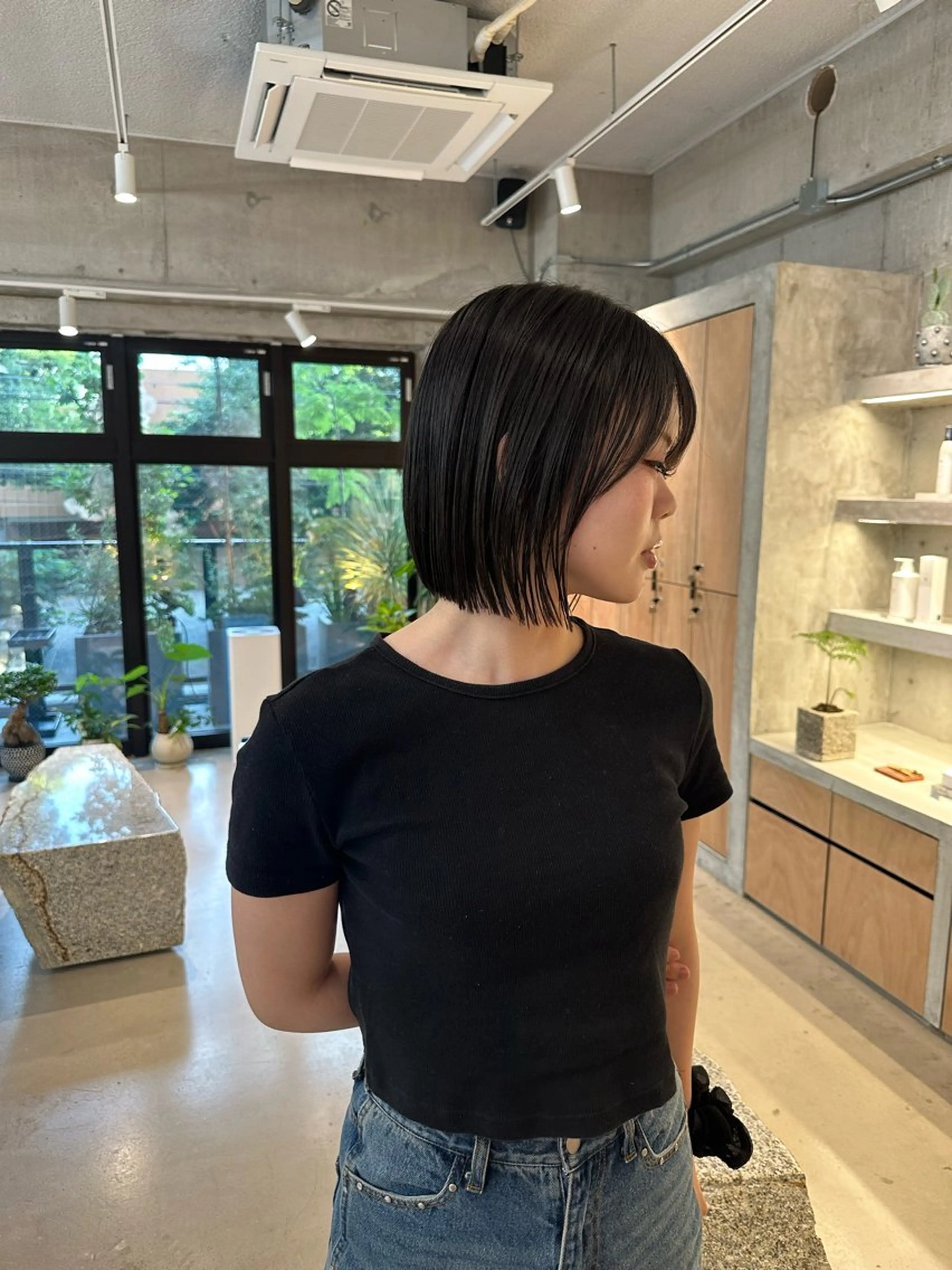 ショート 切りっぱなしボブ ボブ 栄/レイヤーカット /オリーブ/傑🦥のヘアスタイル