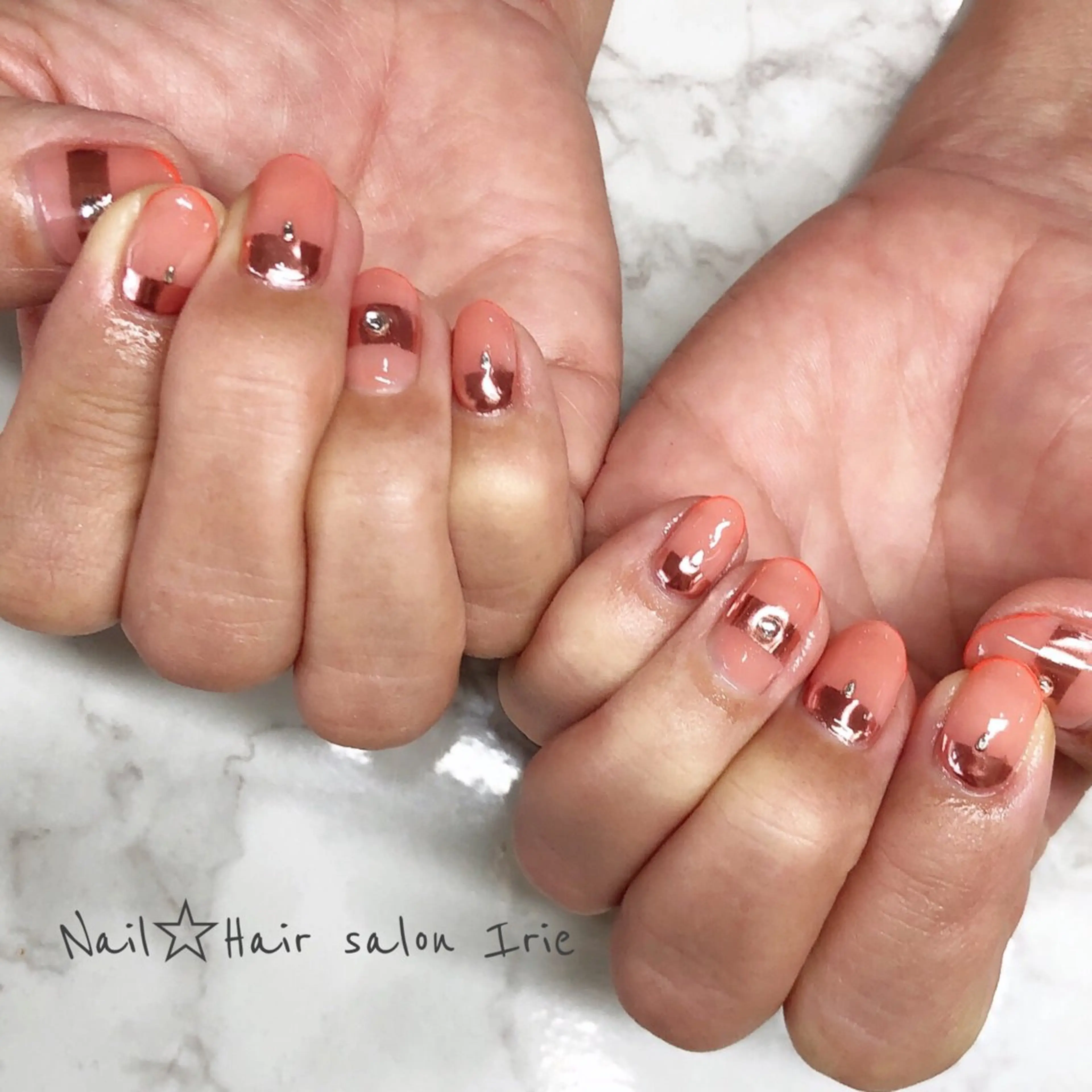 ネイル ハンドネイル 與儀 知佳のネイルデザイン