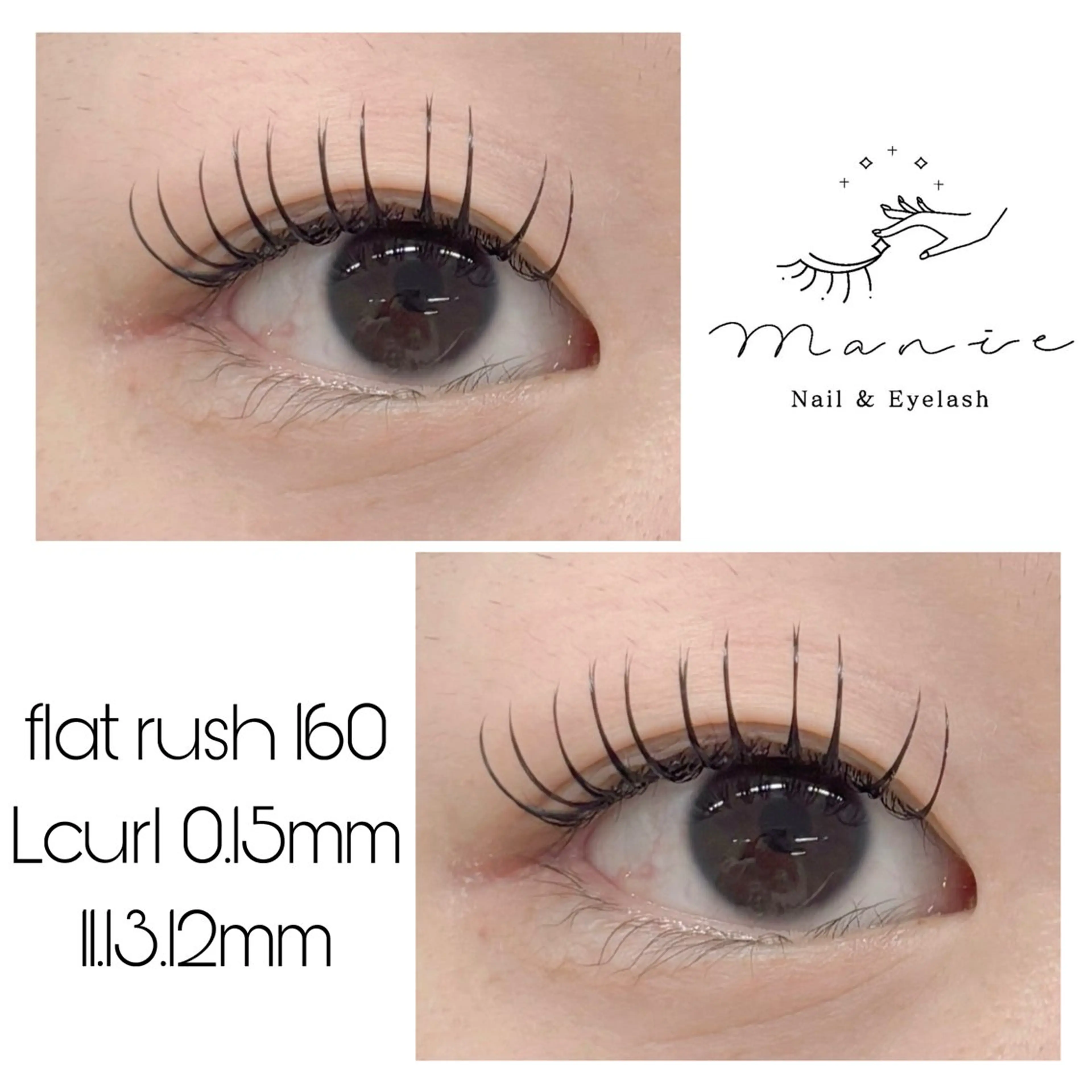 マツエク・マツパ ❤︎manie momoka❤︎のマツエク・マツパデザイン