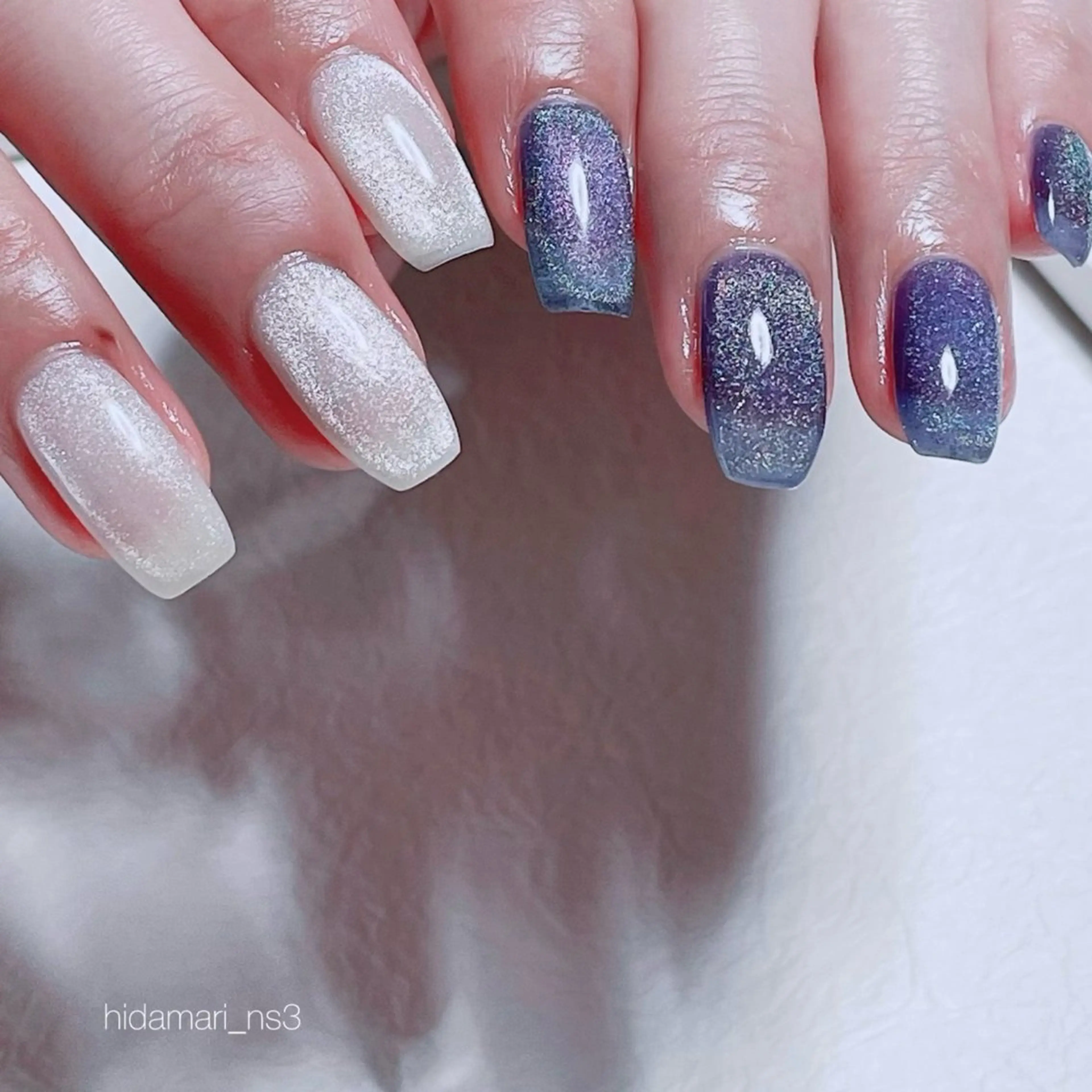 ネイル マグネットネイル ハンドネイル NailSalon ひだまりのネイルデザイン