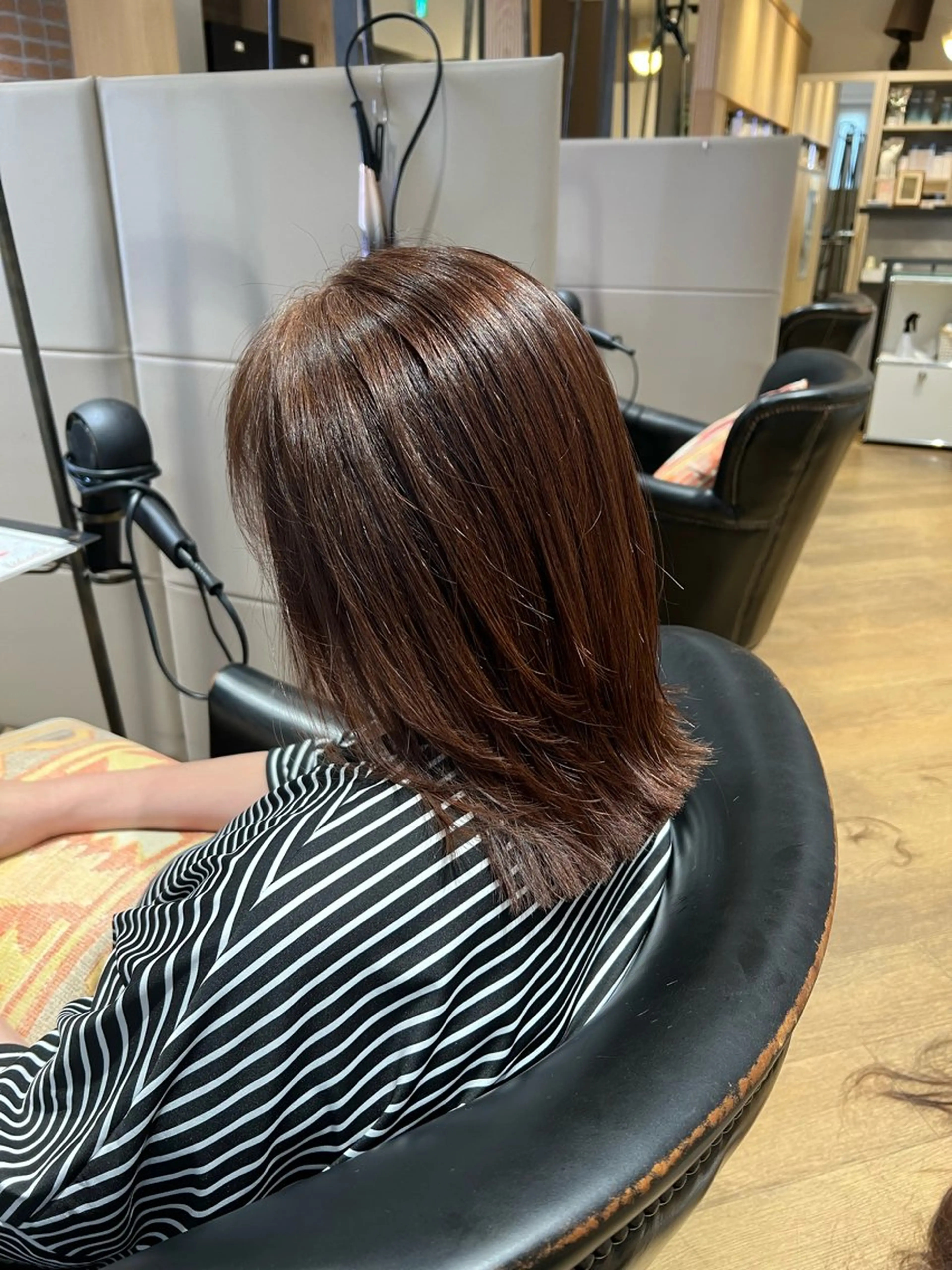 ミディアム 顔周りカット レイヤーカット カット archive アスカのヘアスタイル