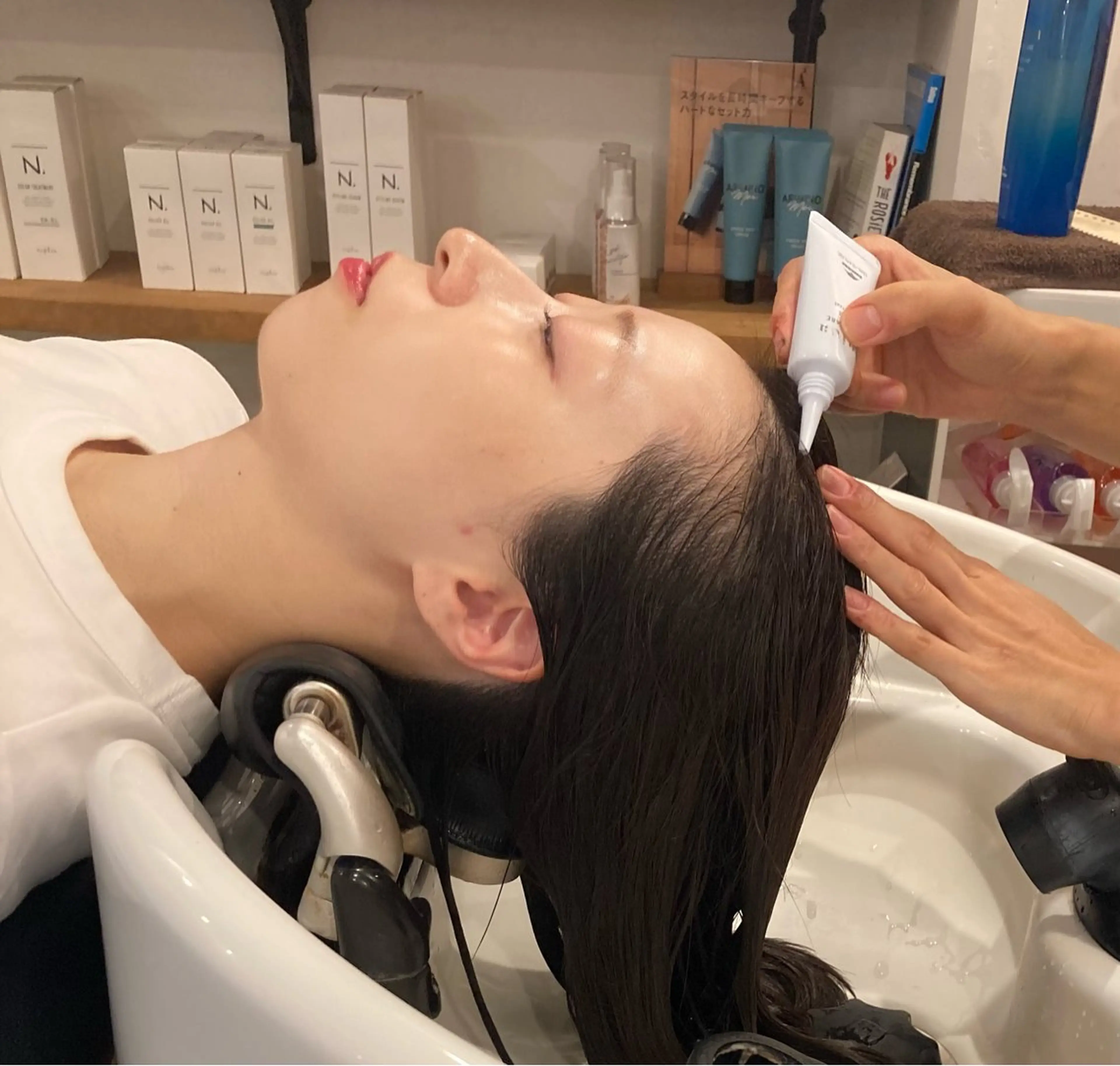 選べるヘッドスパ＋Aujua1stepトリートメント　　　　　　　　（ドライ込み）の写真