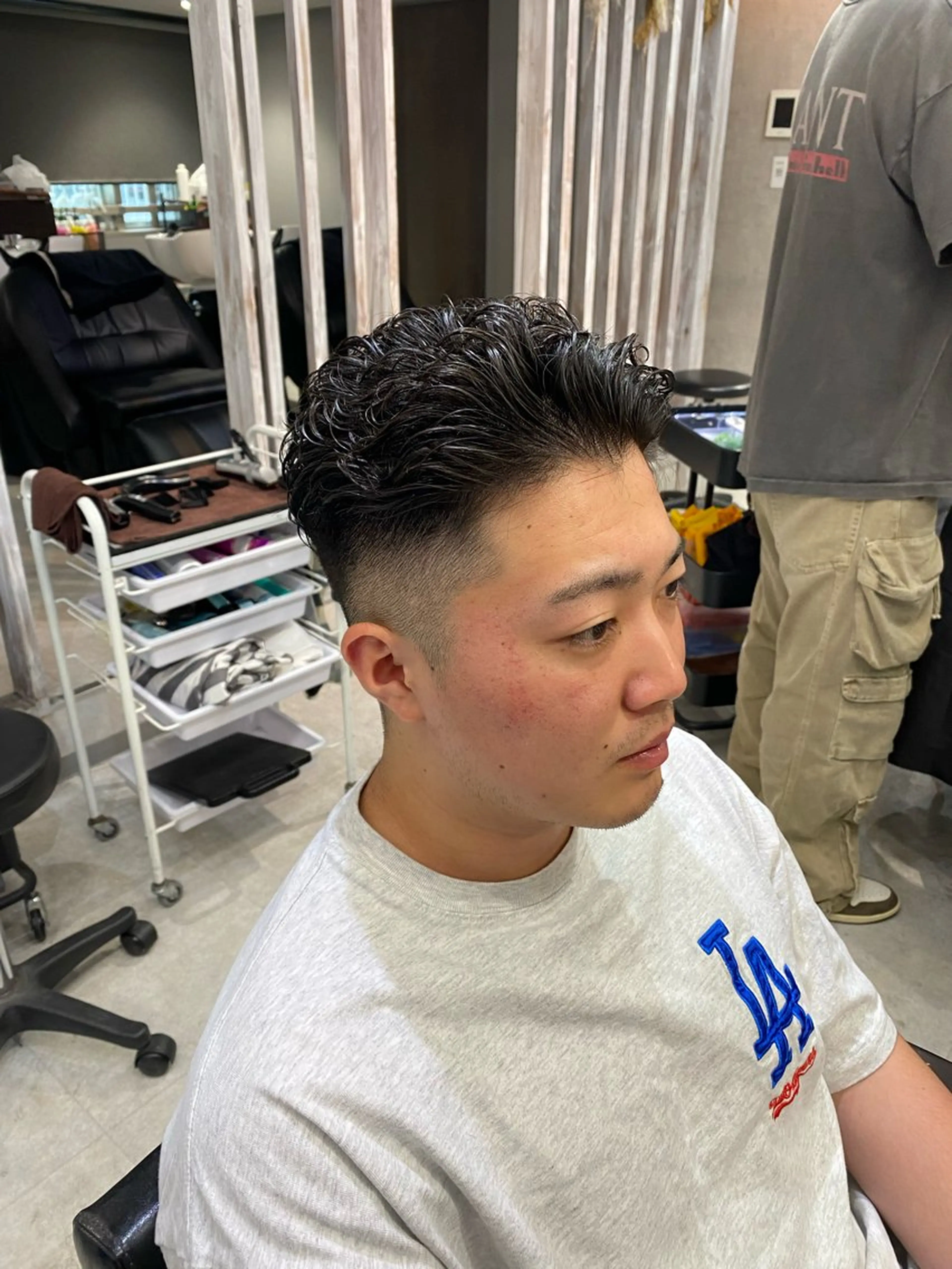 パーマ メンズ 里帆 CREAMのヘアスタイル