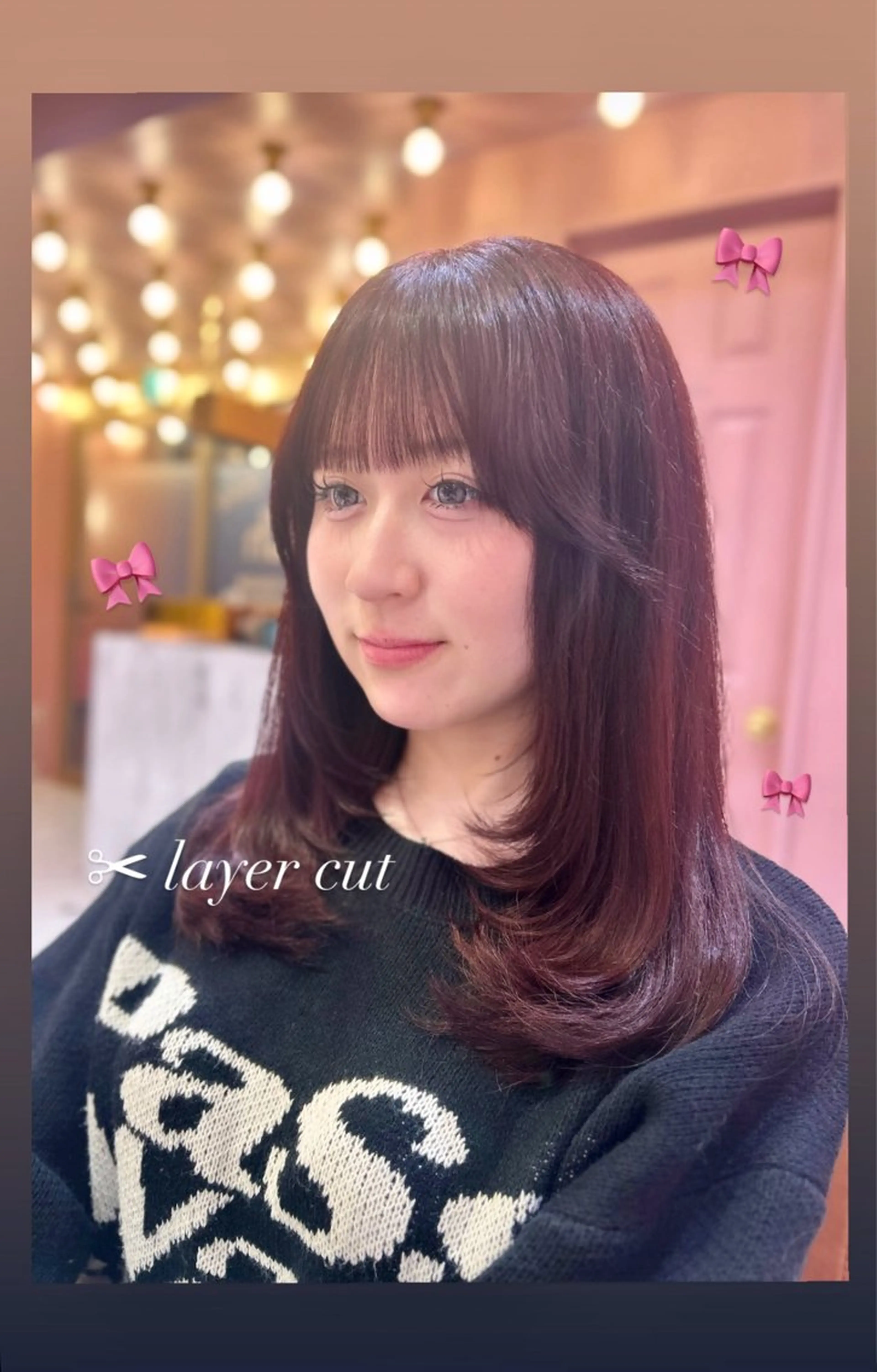 セミロング カラー 横浜/レイヤー/ボブ shiira👼🏻のヘアスタイル