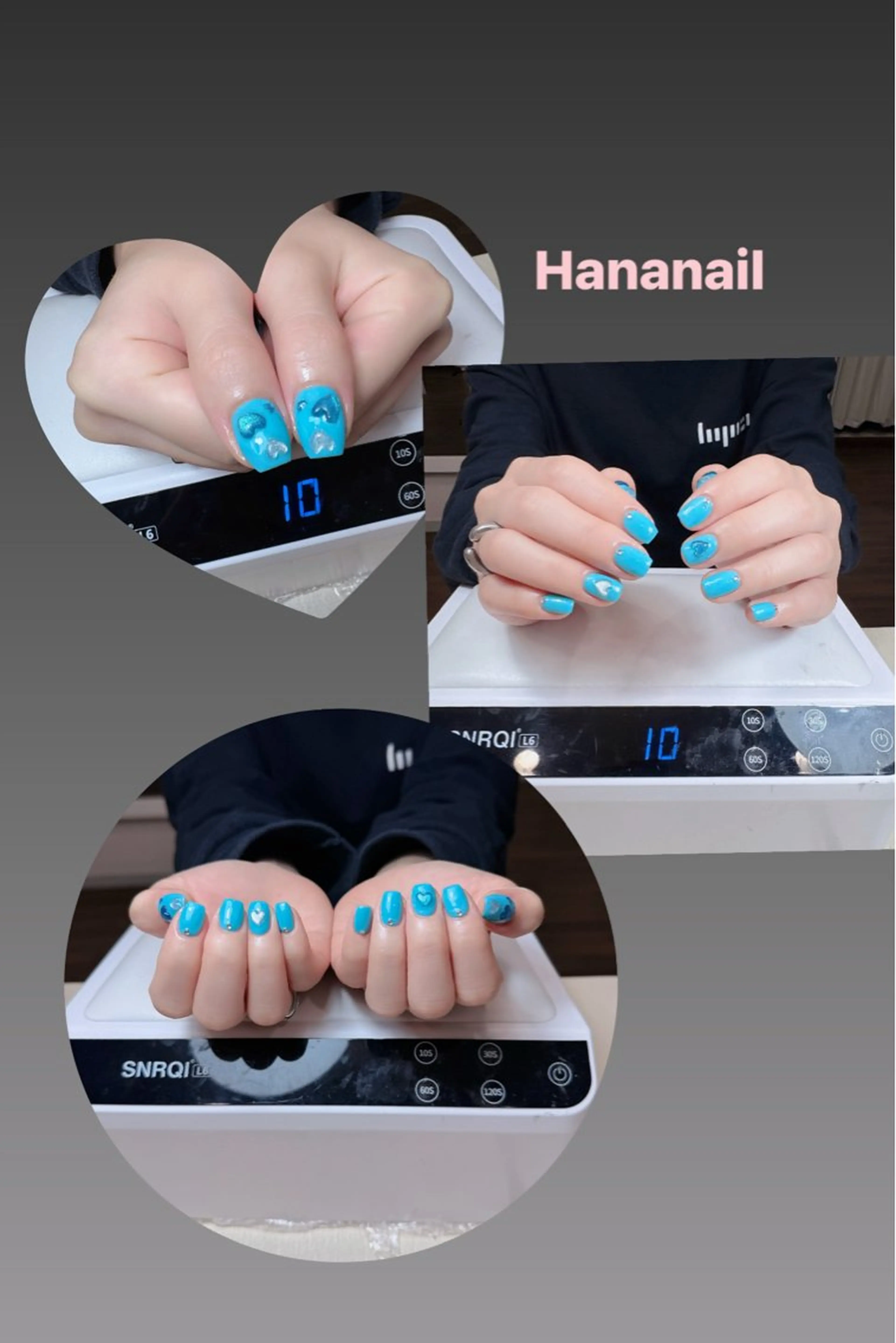 ネイル チークネイル フレンチネイル グラデーション 韓国ネイル マグネットネイル Hana Nailのネイルデザイン