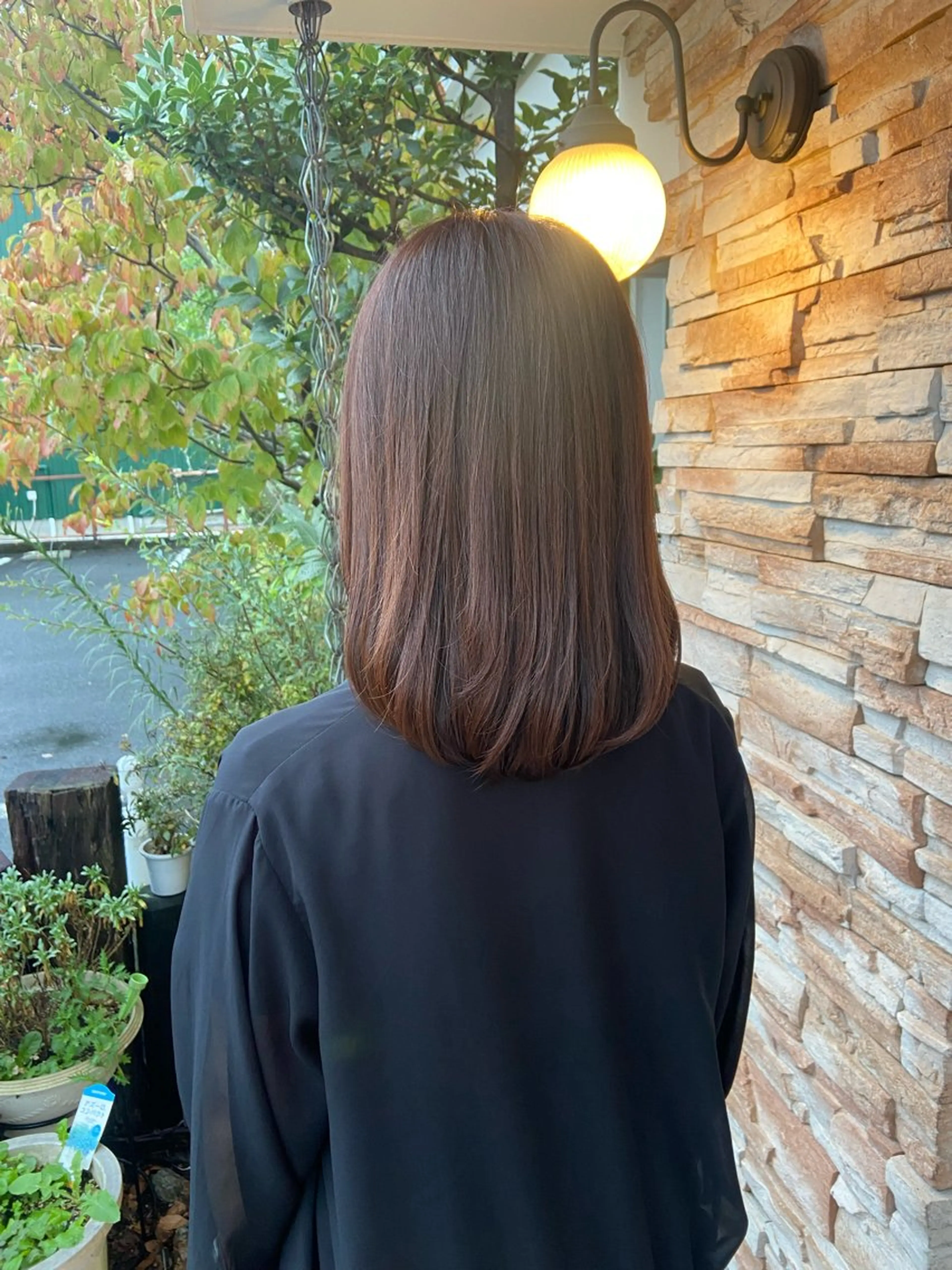 ミディアム カラー まりん /小牧美容院のヘアスタイル