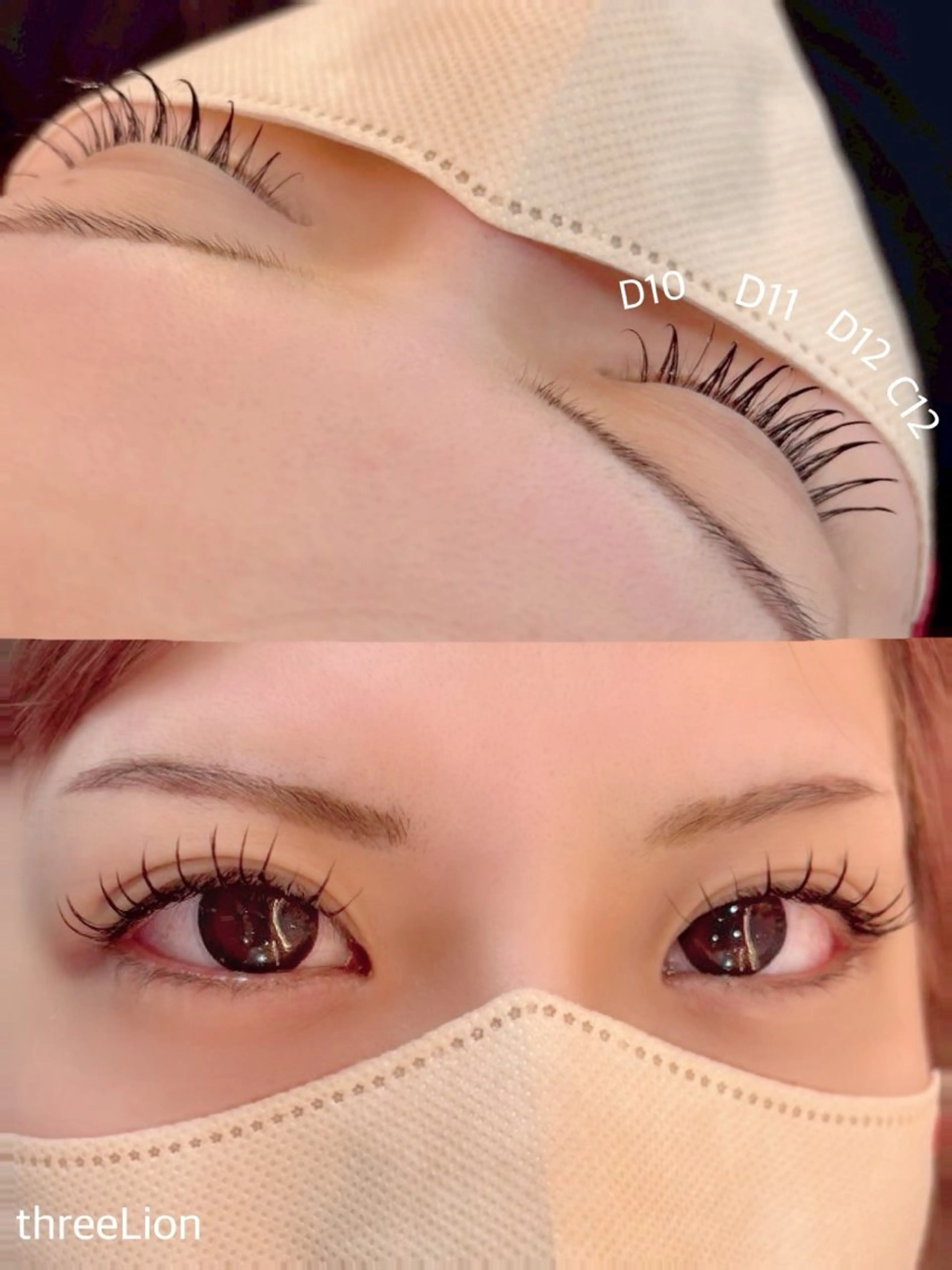 マツエク・マツパ 束感まつ毛 ワンホンマツエク threeLion　ネイル&アイラッシュサロン所属・threeLion ネイル&アイラッシュのネイルデザイン
