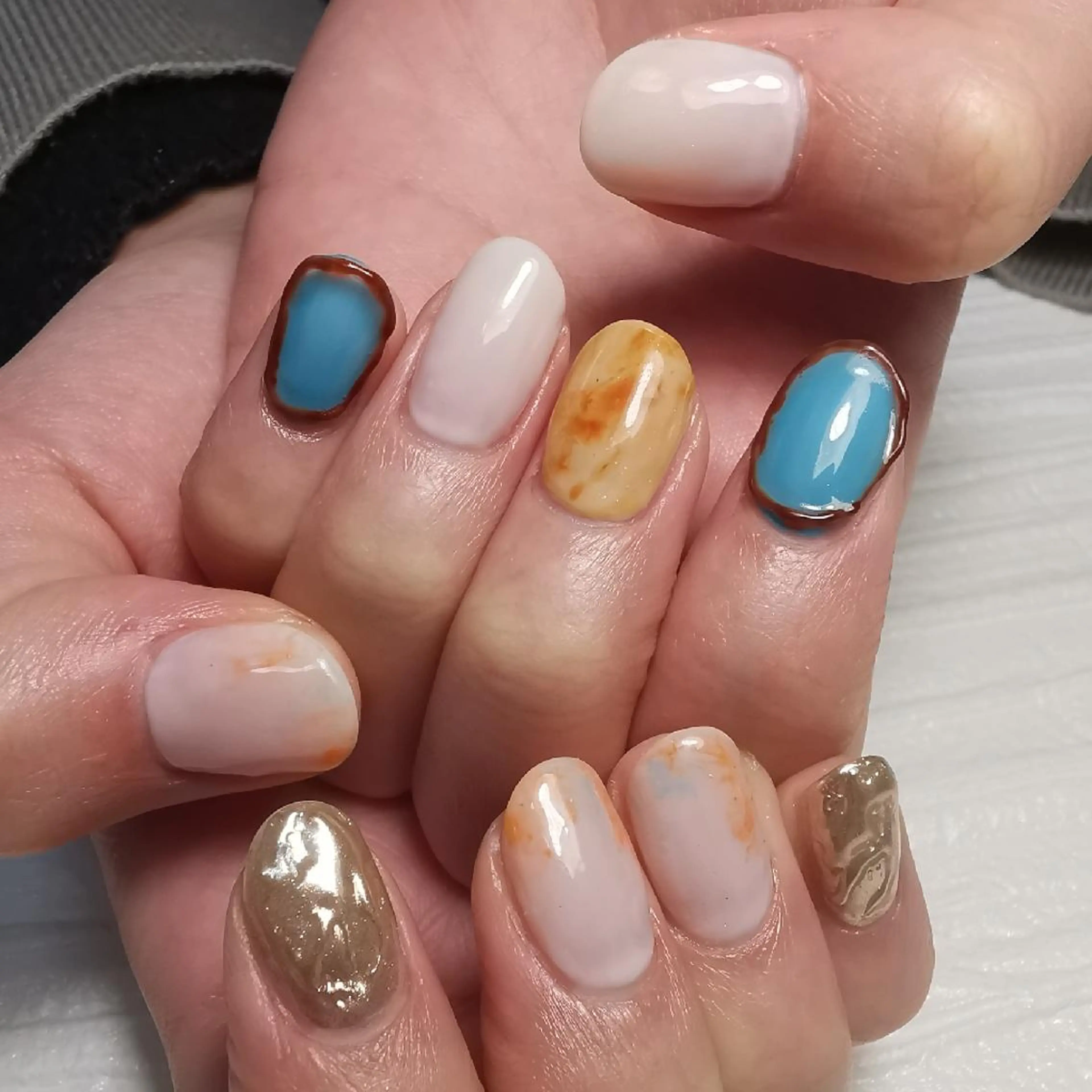 ネイル 持ち込み ハンドネイル reve あやののネイルデザイン