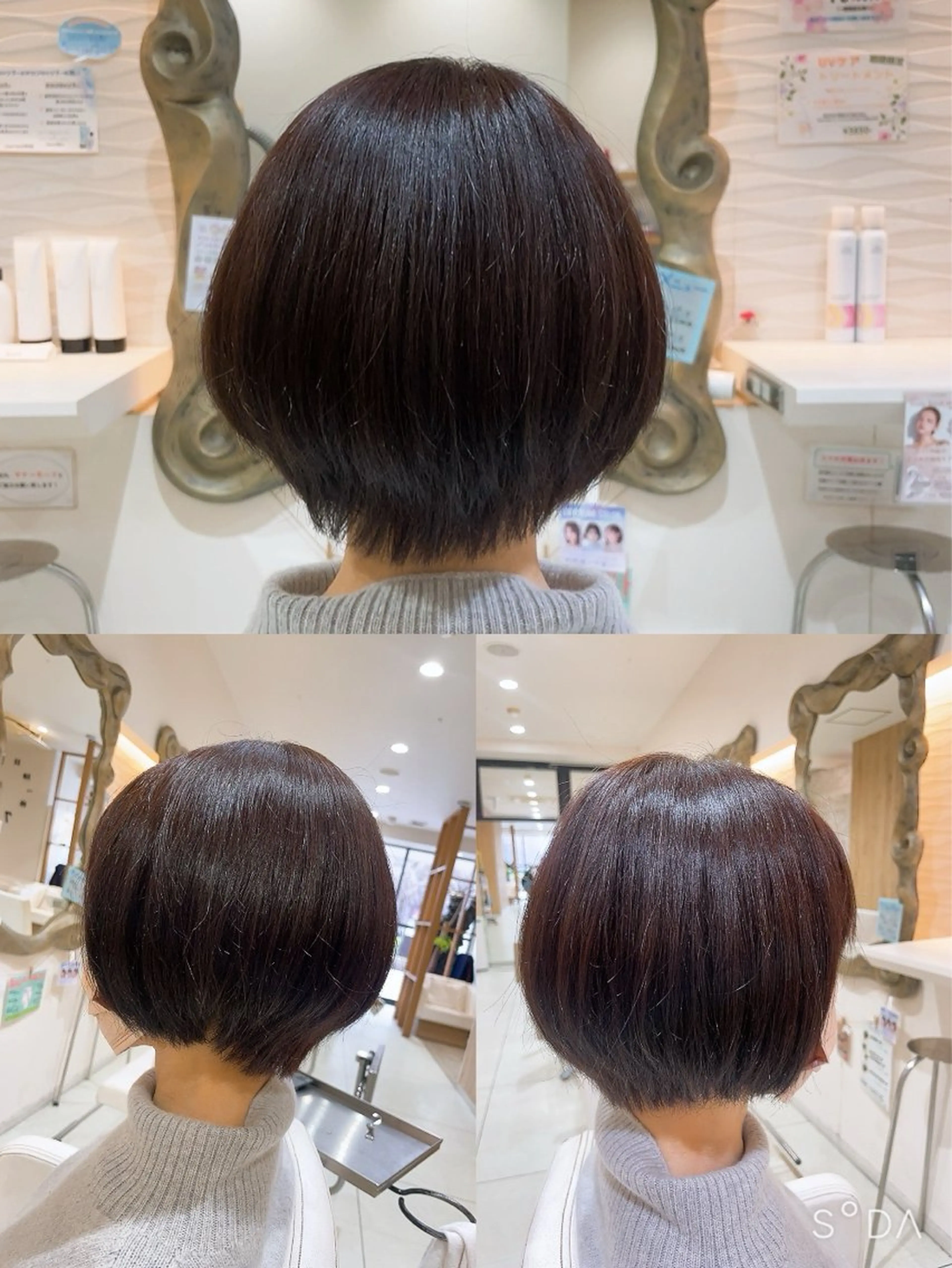 ショート ヘアカラー 山本 真緒のヘアスタイル