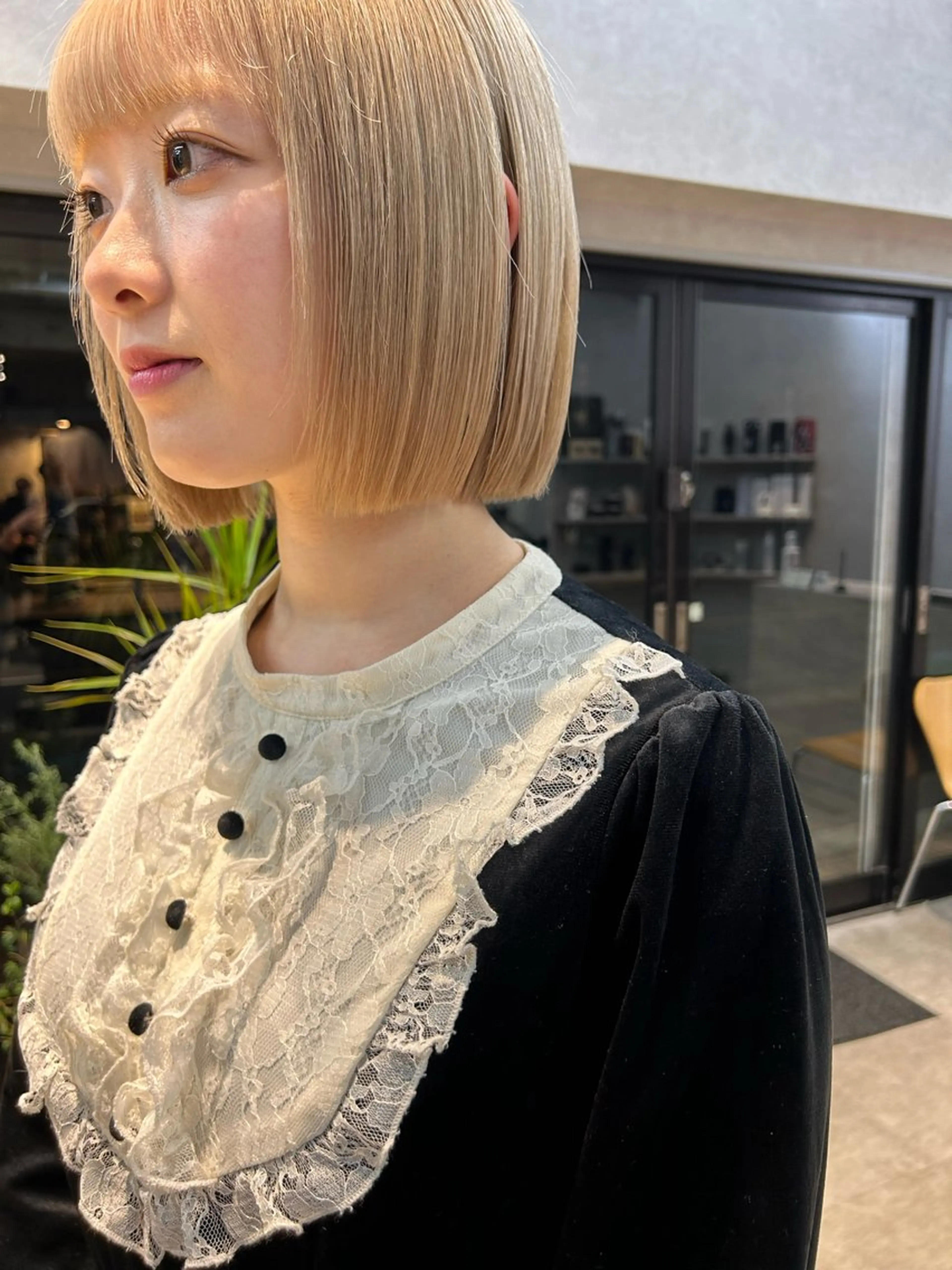 ショート カラー ヘアカラー ✳︎透明感カラー✳︎ ボブ✳︎nanaのヘアスタイル