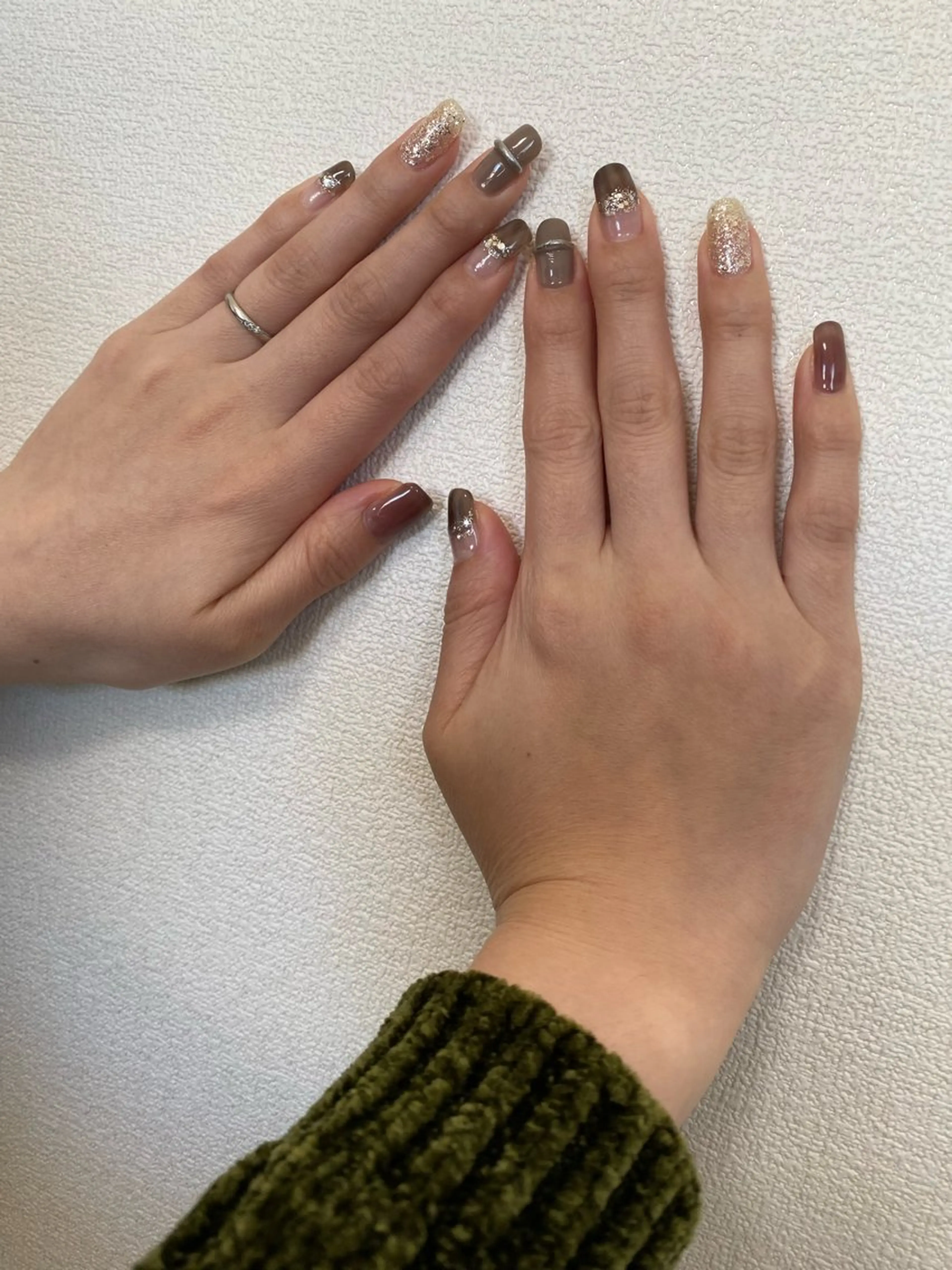 ネイル ニュアンスネイル ハンドネイル 自宅サロン FeelFreeのマツエク・マツパデザイン