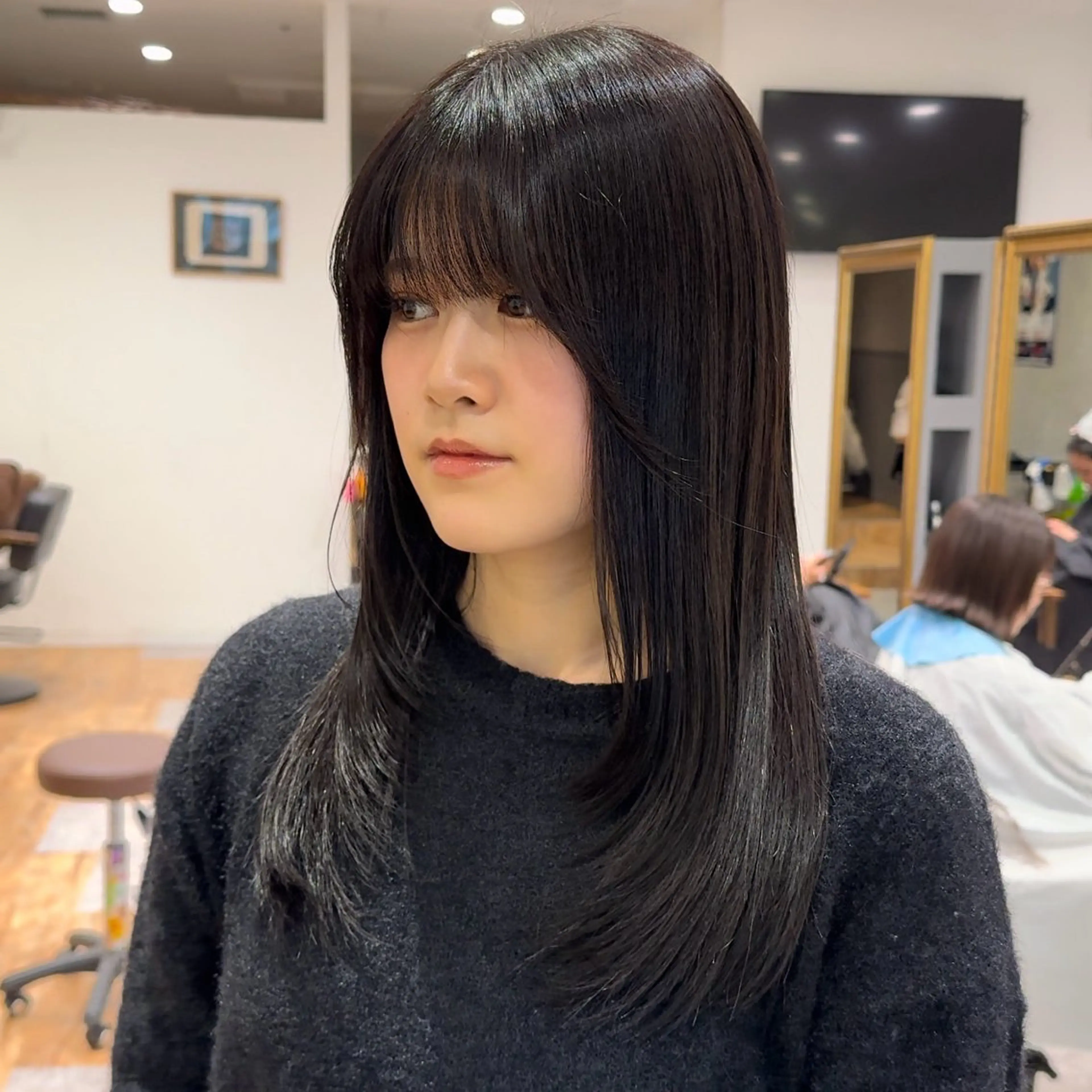 ミディアム カット 透明感/オリーブ /わがつまこうすけのヘアスタイル