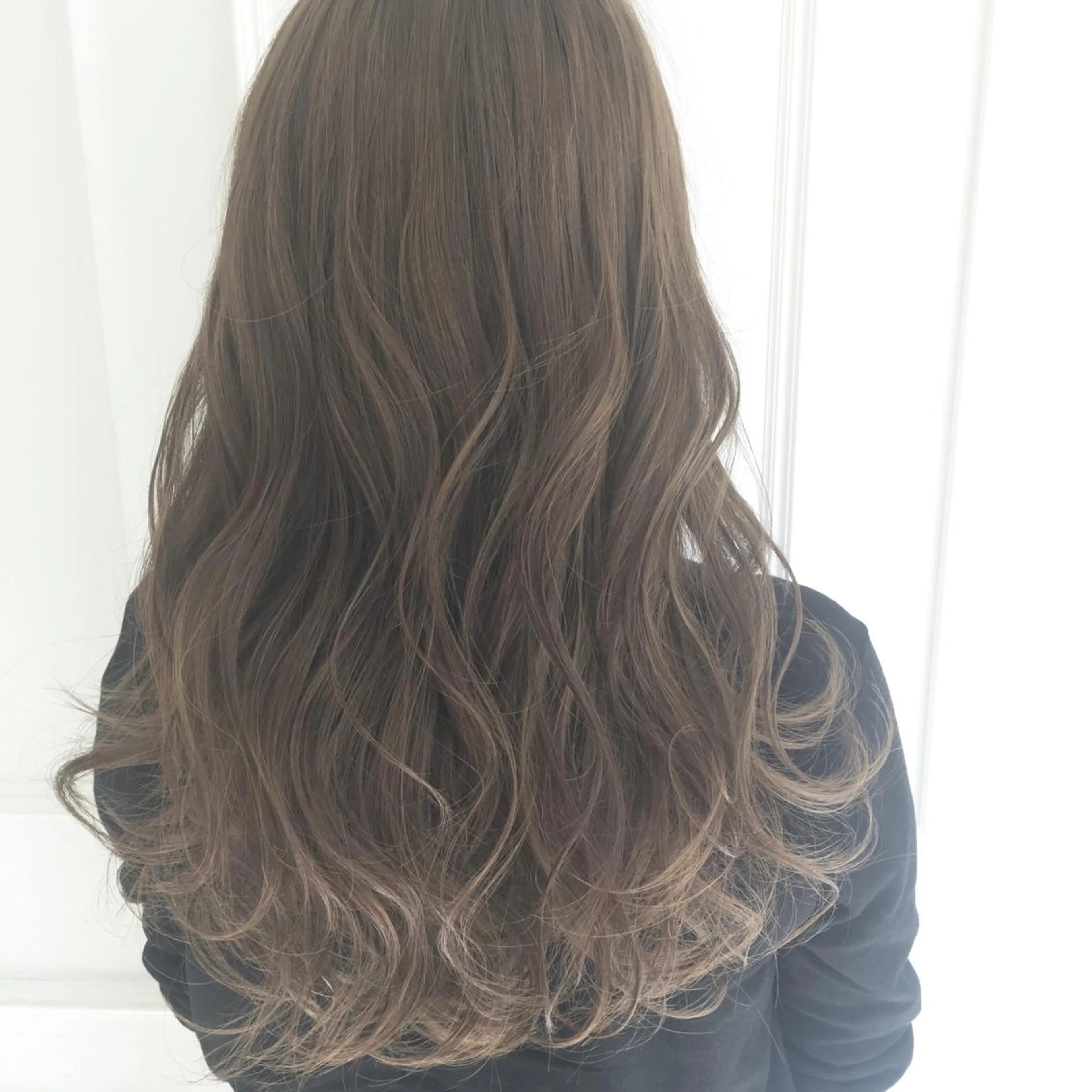 ロング カラー パーマ ヘアアレンジ ◆感動口コミ/最小顔 理論カット◆森口 峻のヘアスタイル