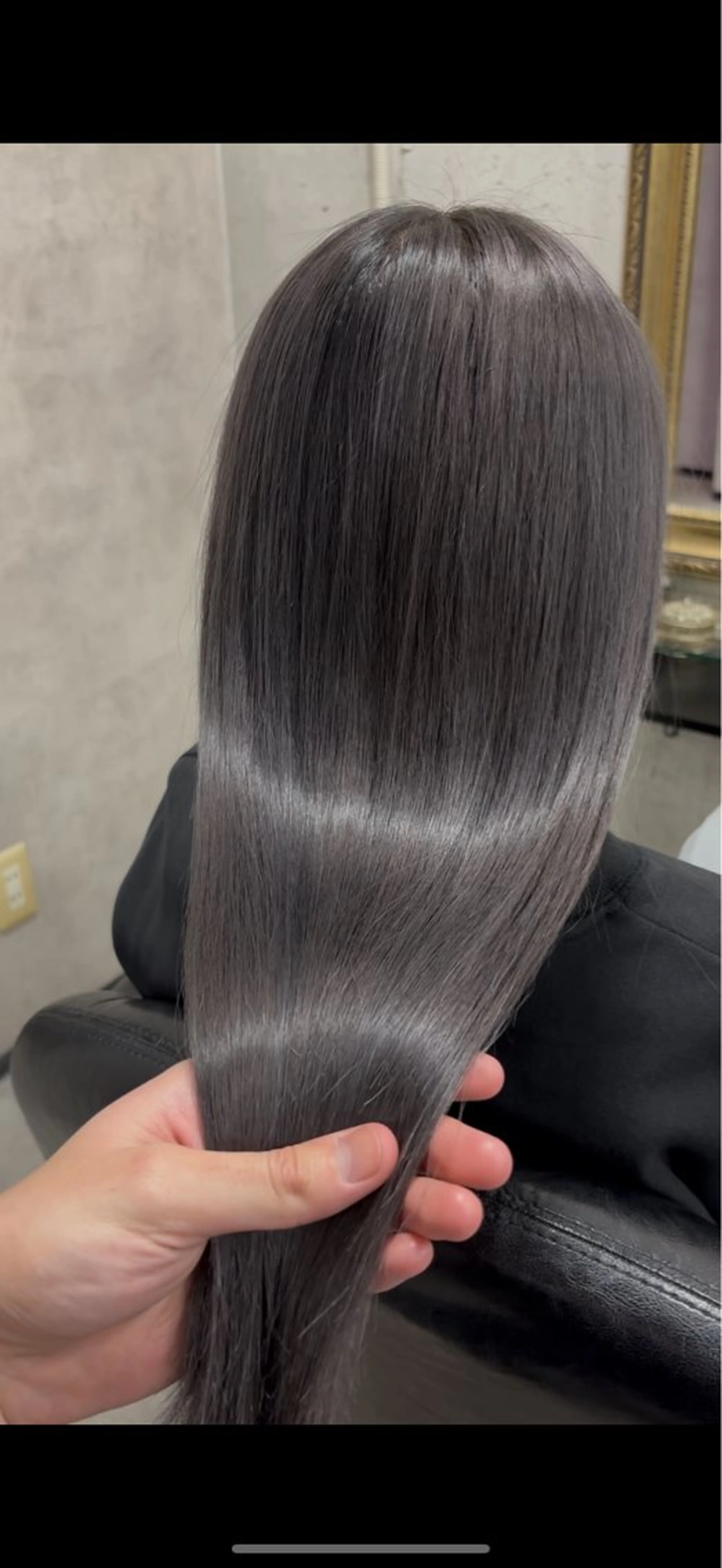 ロング 縮毛矯正 縮毛矯正 🫧透明感🫧ツヤ感 ✨️カラー特化のヘアスタイル